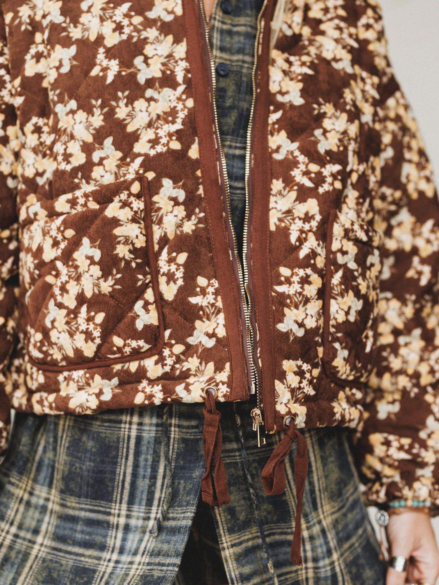 Fever Bloom Jacket - Brown - Image 3