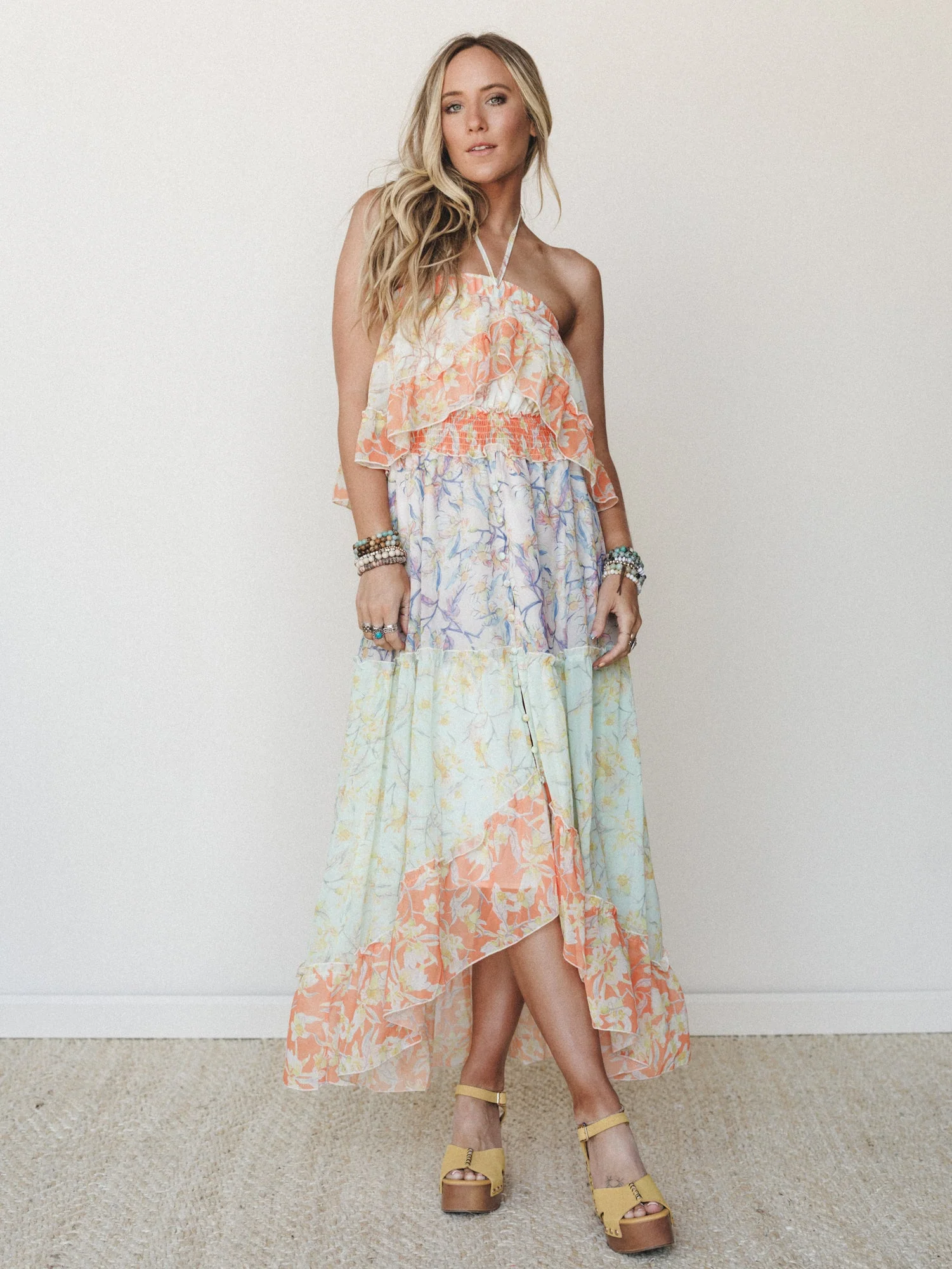 Floral Love Letters Dress - Flower Multi