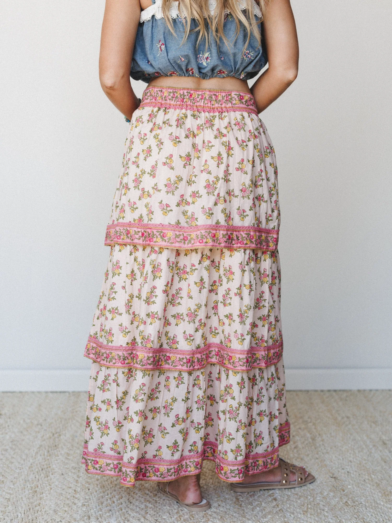 Floral Melody Skirt - Lemon Multi - Image 5