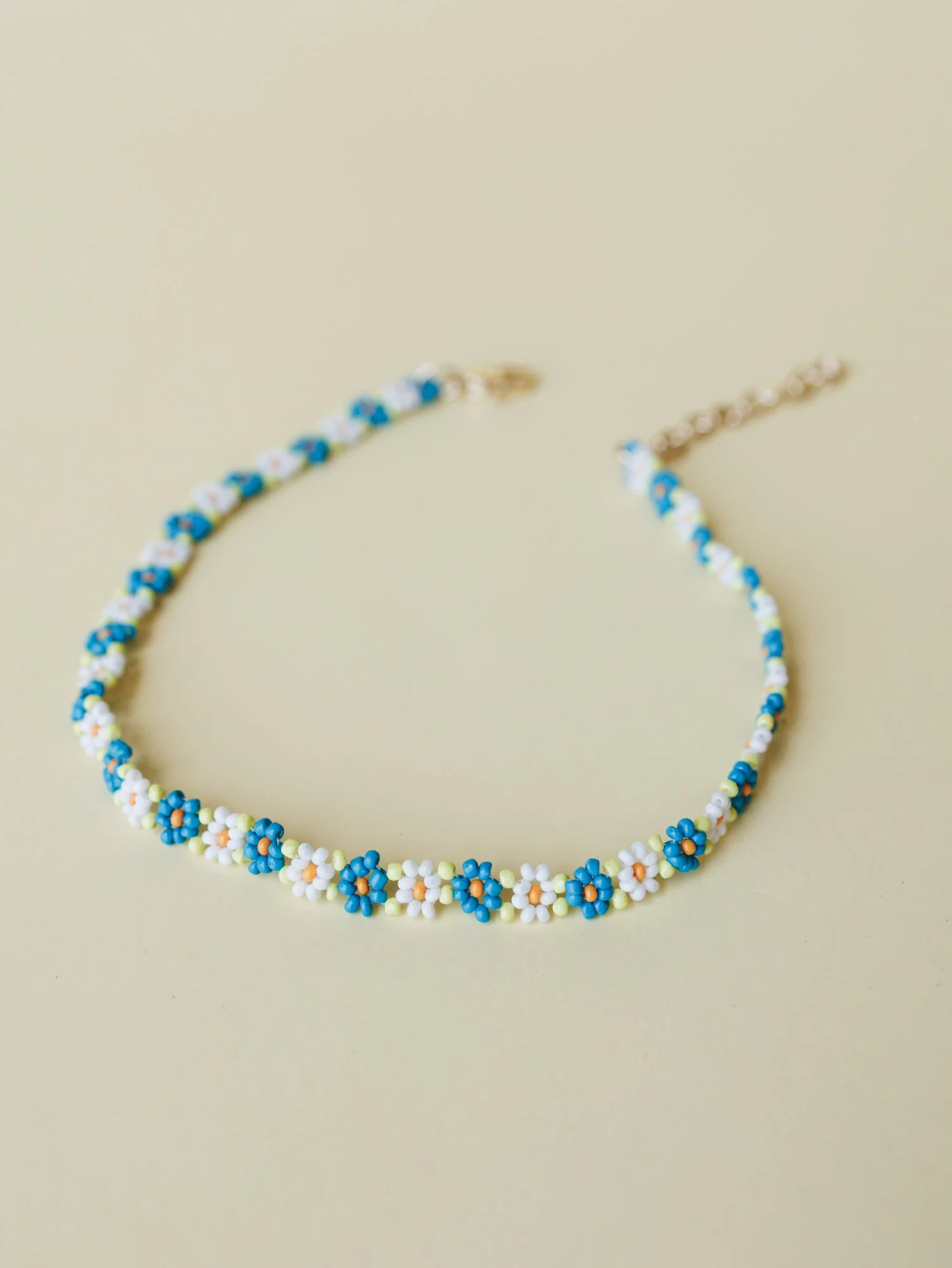 Floral Step Anklet - Green - Image 4