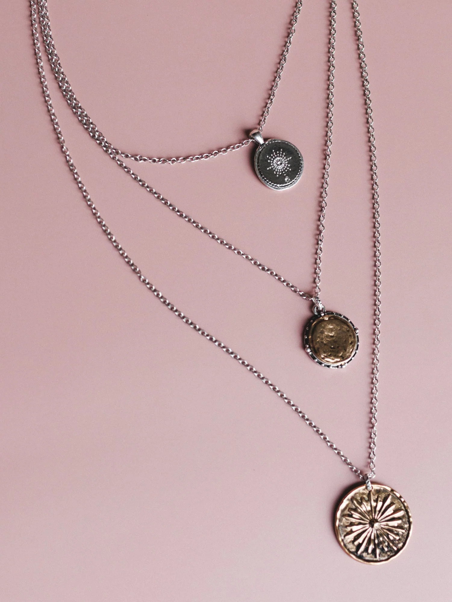 Flower Valley Necklace - Mixed Metal - Image 3