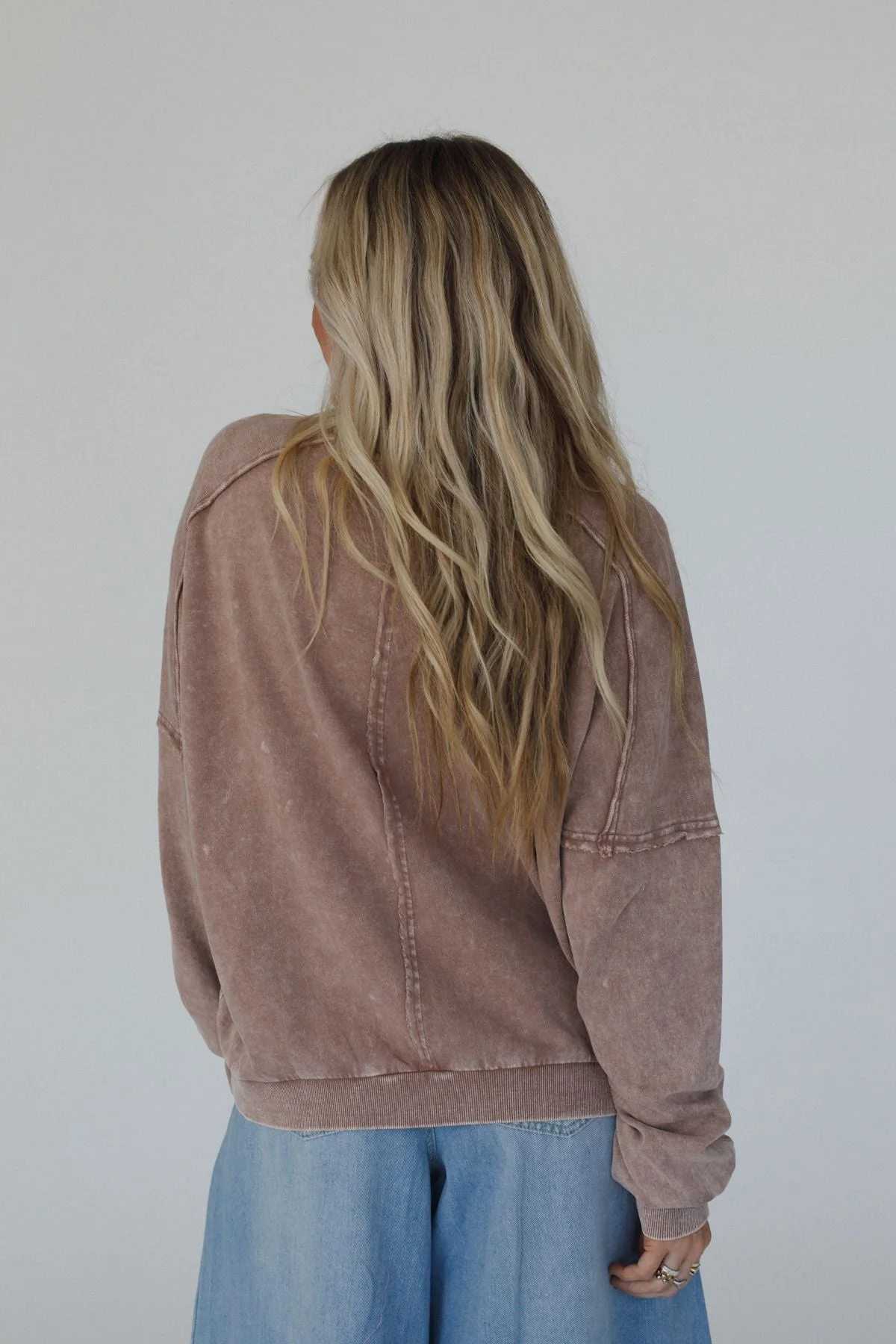 Flutterby Pullover Top - Mocha - Image 4