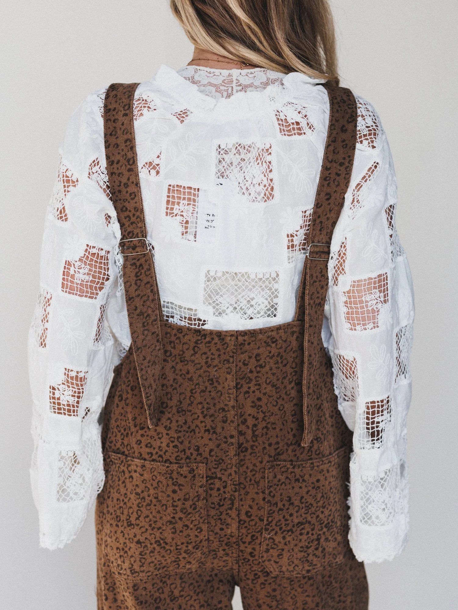 Free Roam Animal Print Jumpsuit - Camel - Image 3
