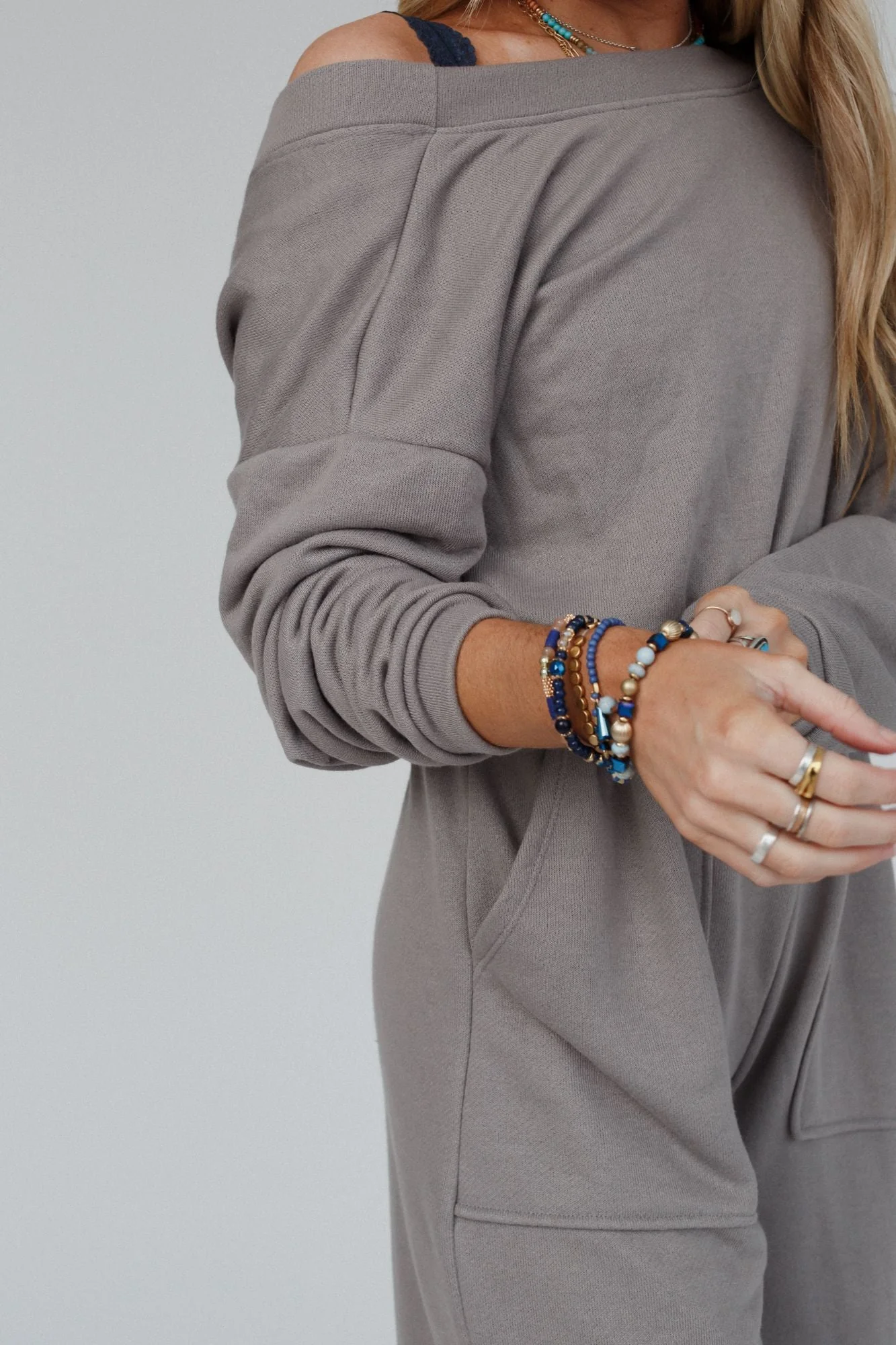Full Of Treasure Bracelet Set - Navy - Image 3
