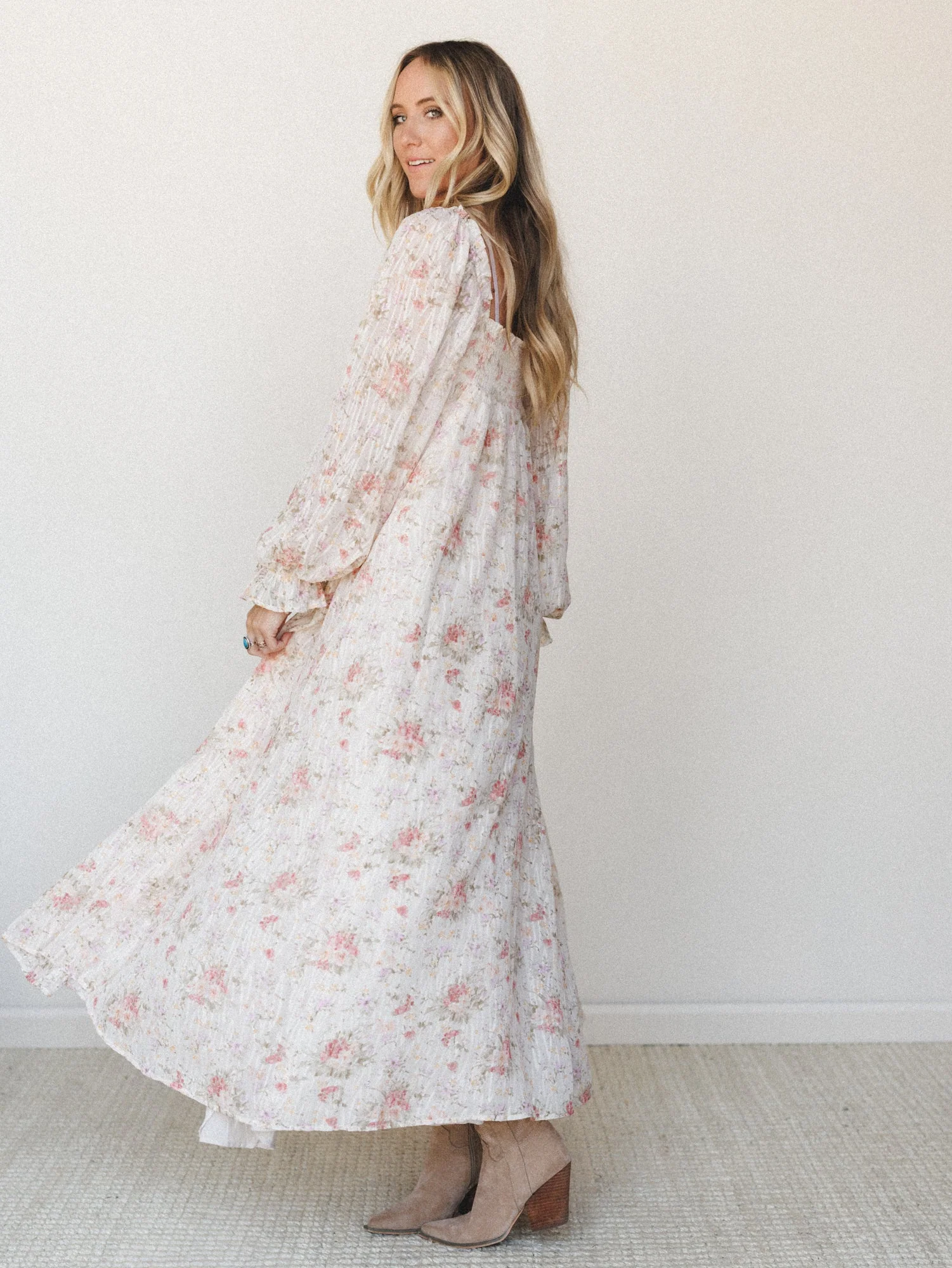 Garden Memories Maxi Dress - Cream Multi - Image 4