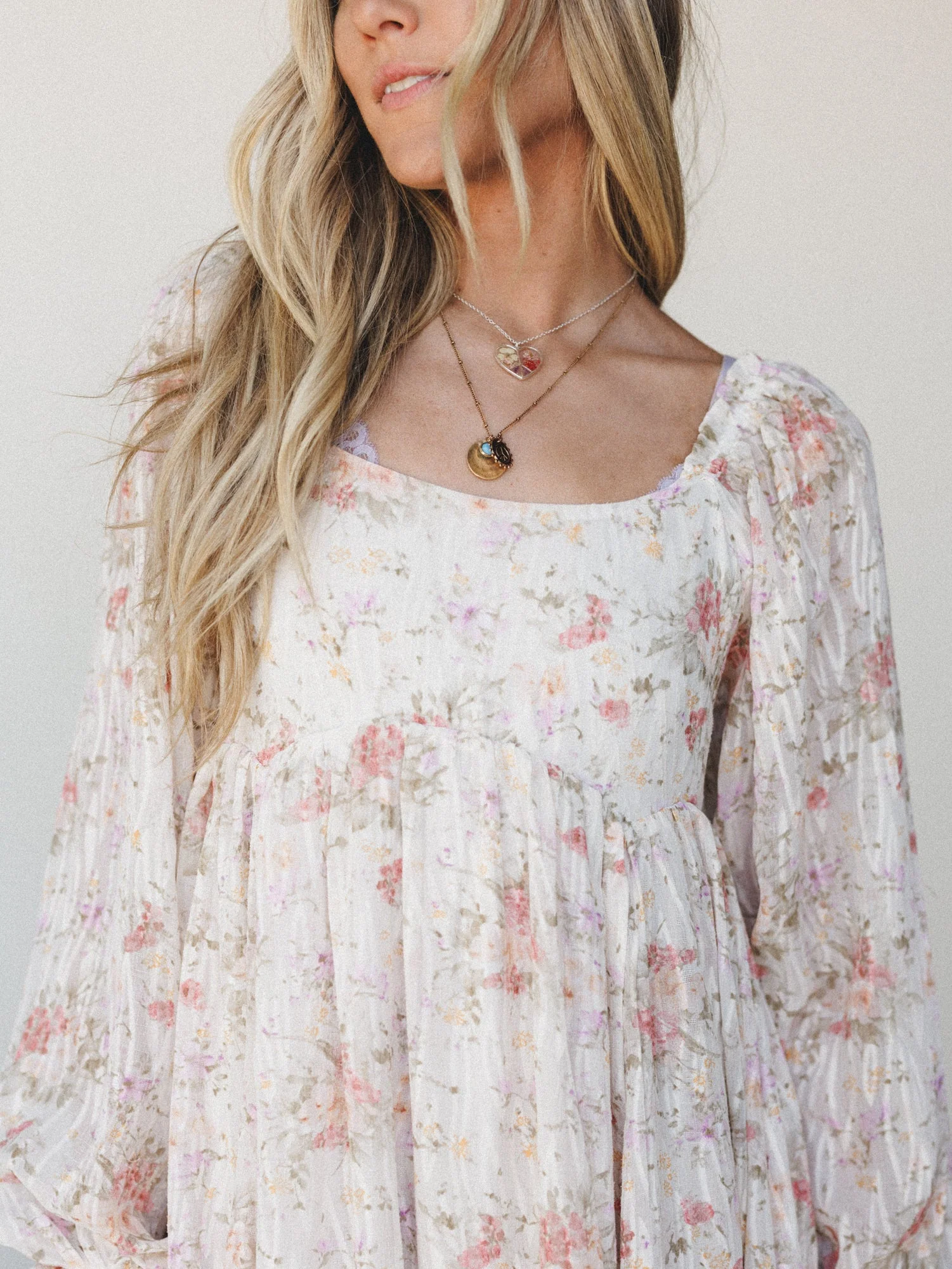 Garden Memories Maxi Dress - Cream Multi - Image 5