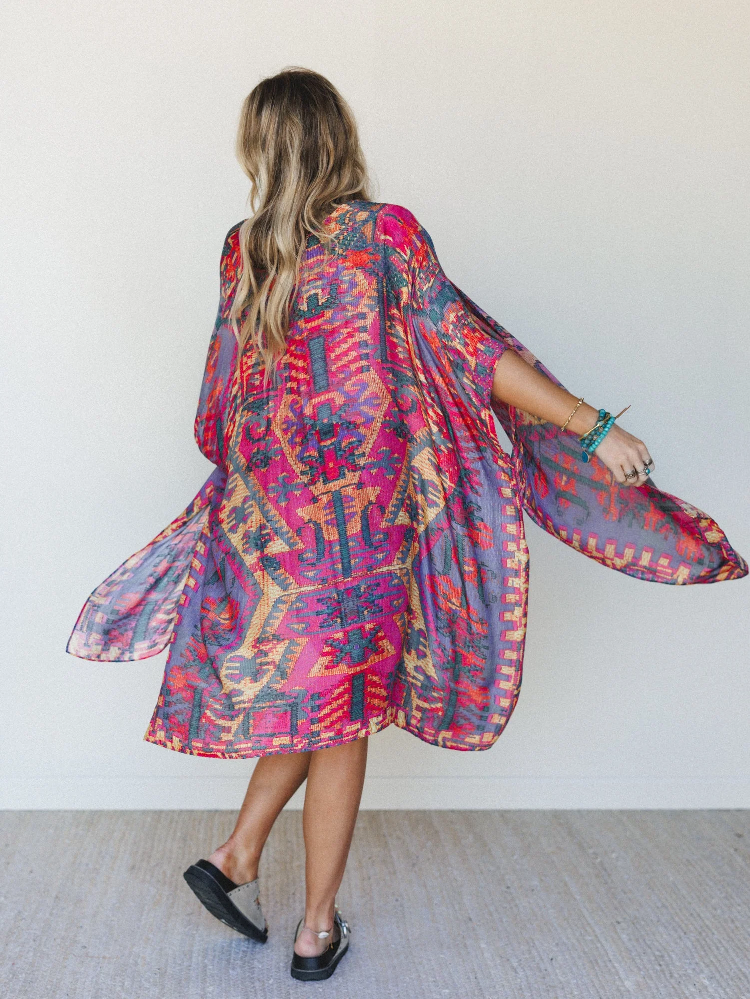 Garden of Color Kimono - Valencia - Image 2
