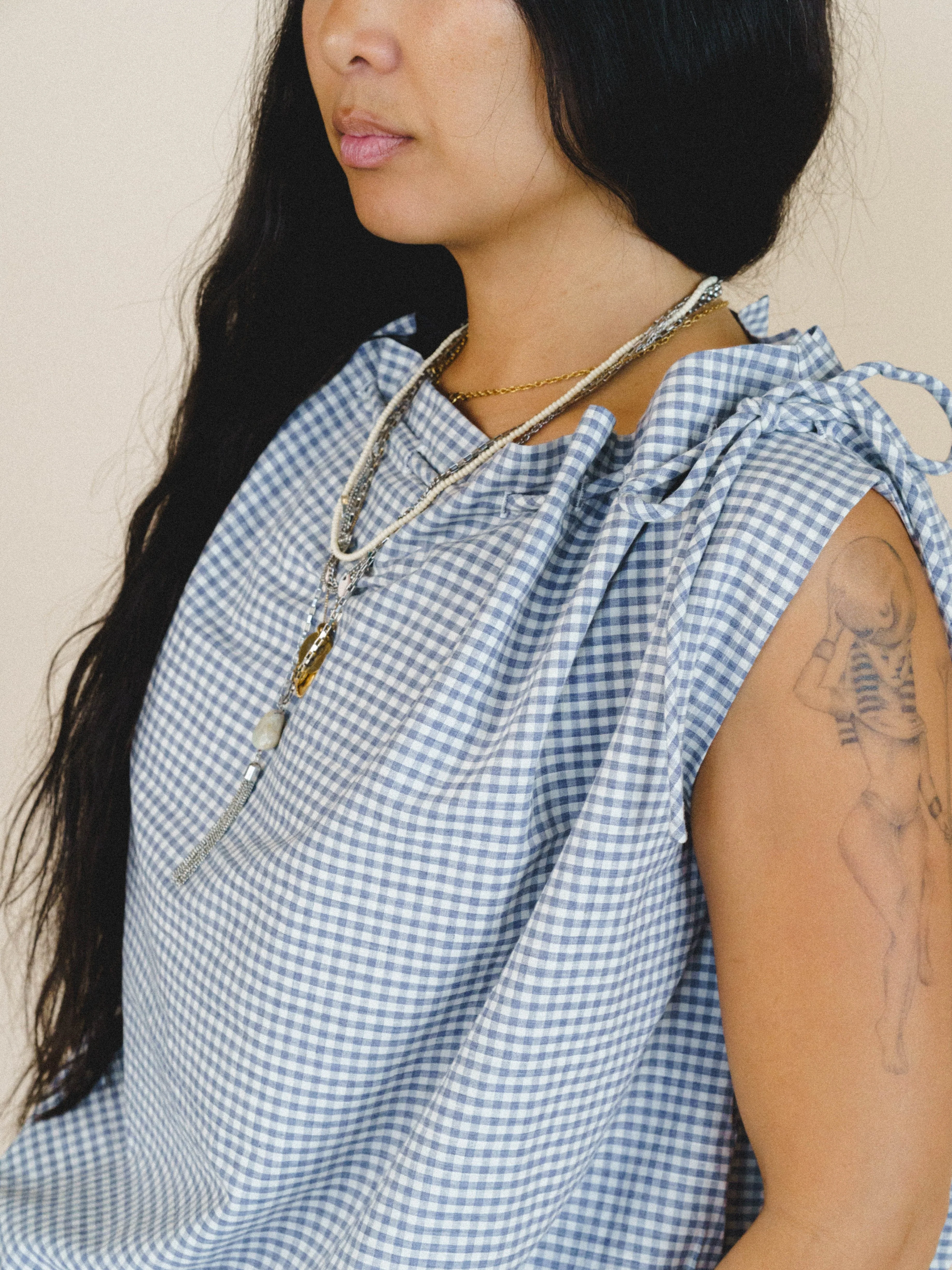Golda Blouse - Navy - Image 9