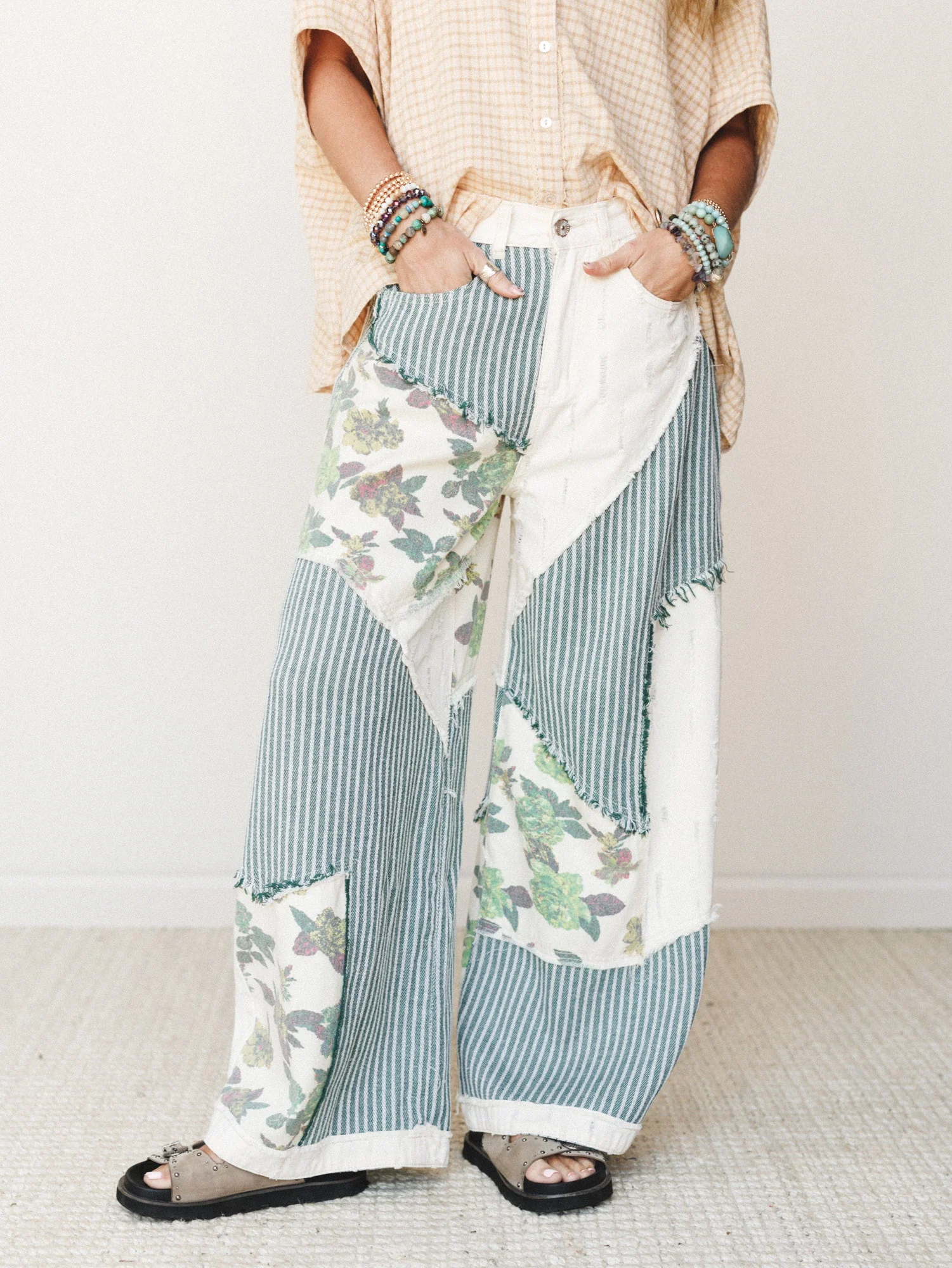 Goldenrae Pants - Green Multi - Image 2