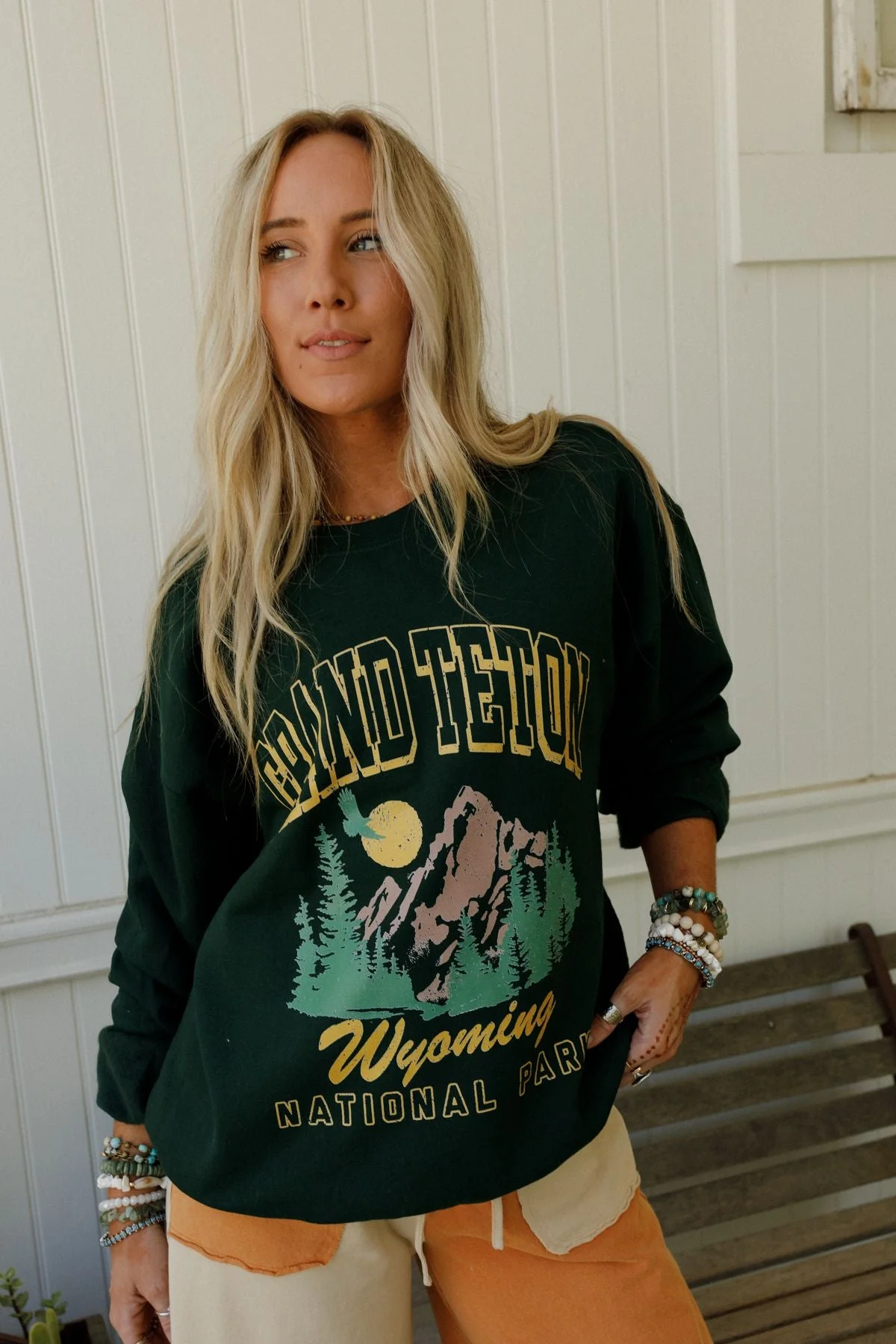 Grand Teton Sweatshirt - Green - Image 3