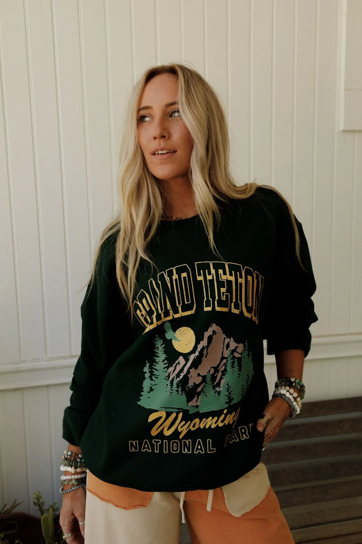 Grand Teton Sweatshirt - Green - Image 5