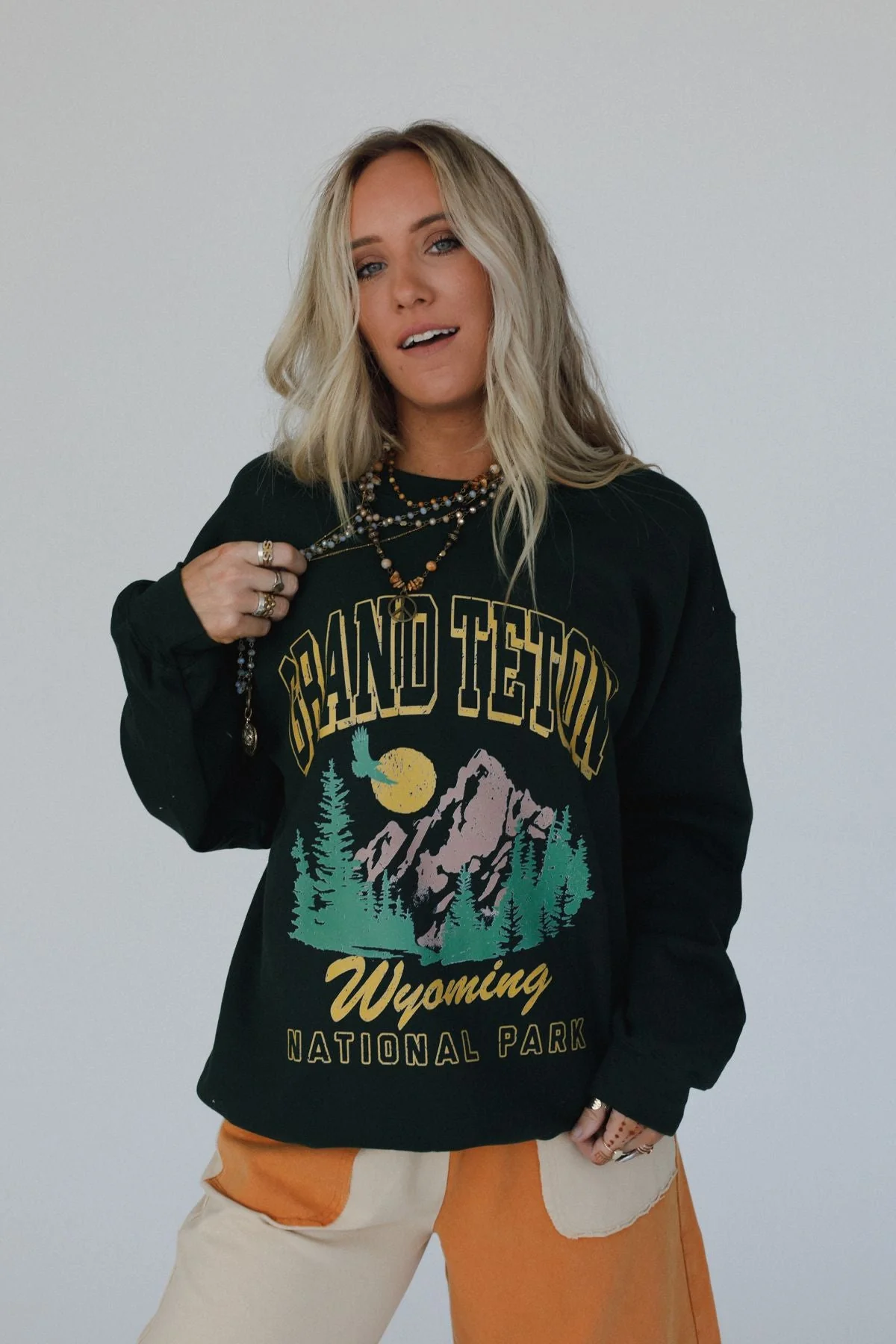 Grand Teton Sweatshirt - Green - Image 8