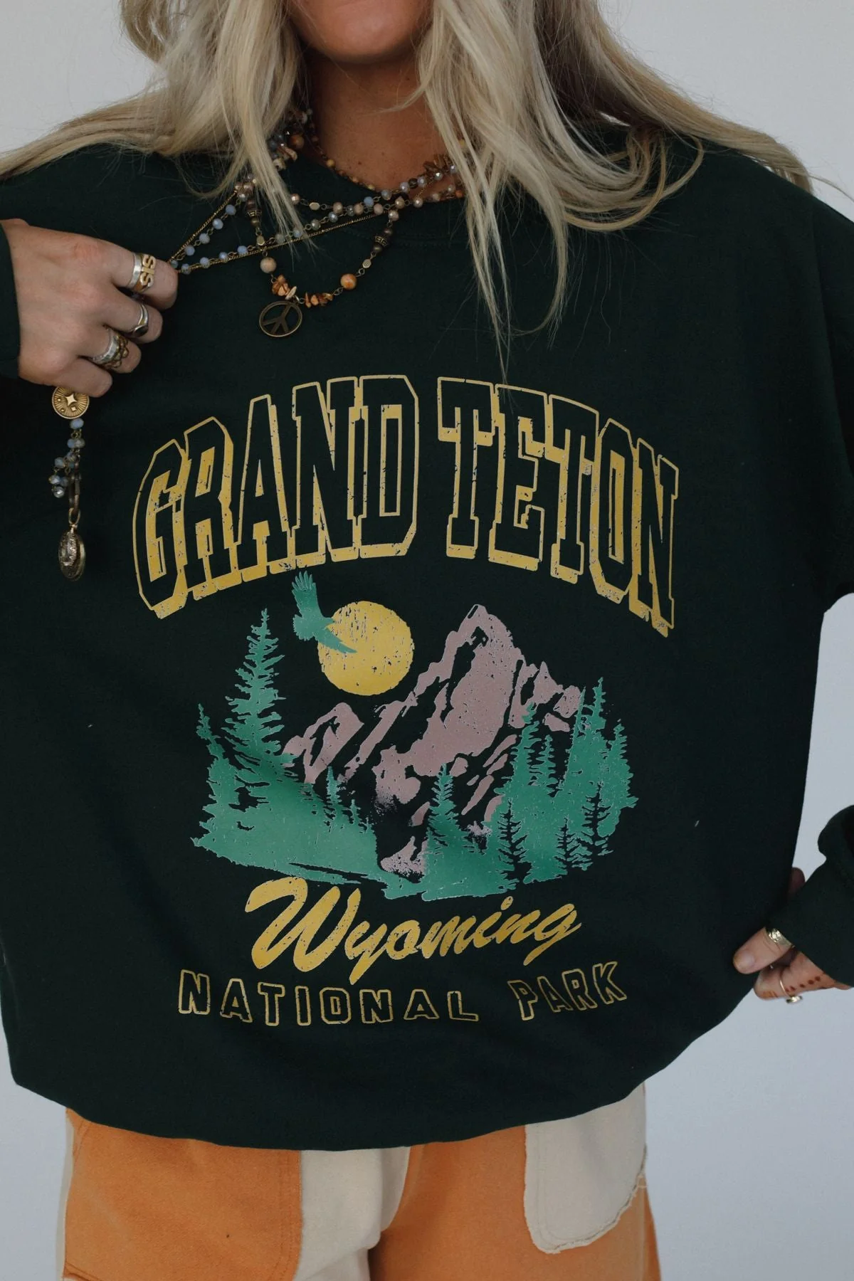 Grand Teton Sweatshirt - Green - Image 9