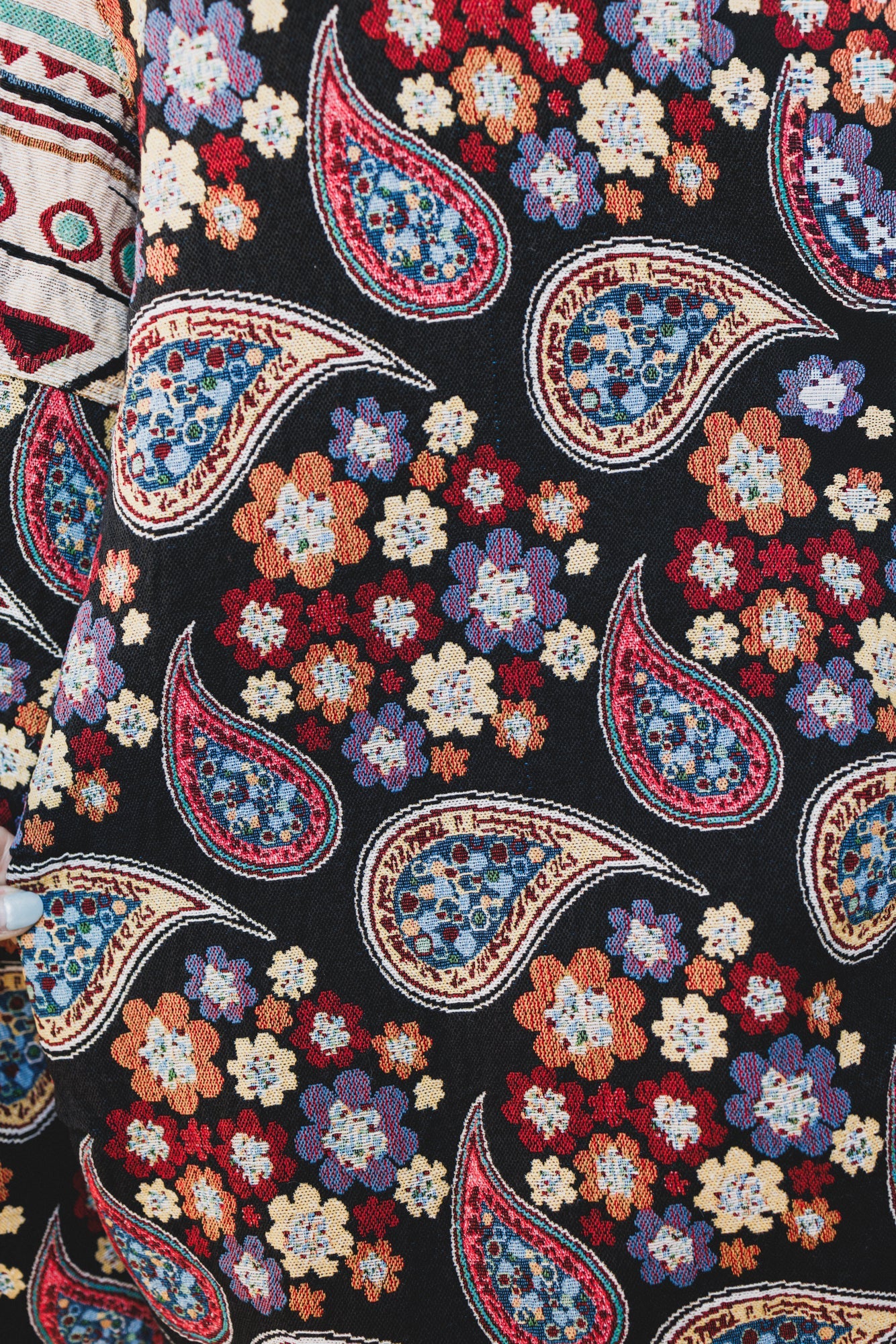 Groovy Effect Pants - Black Multi - Image 4
