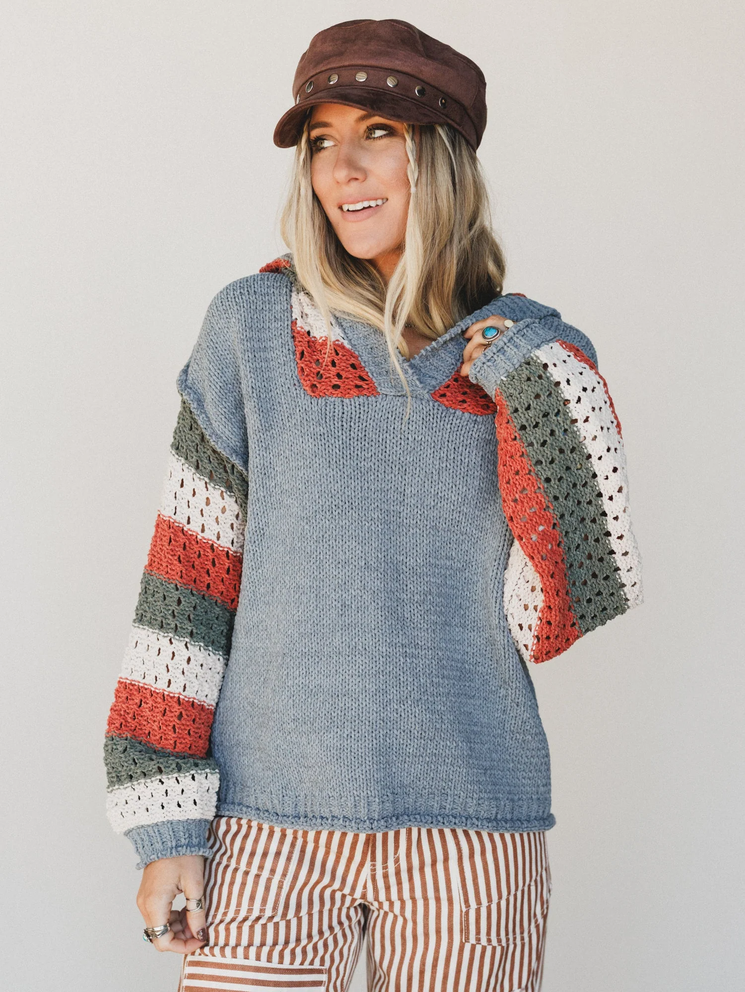 Groovy Somewhere Sweater - Navy - Image 5