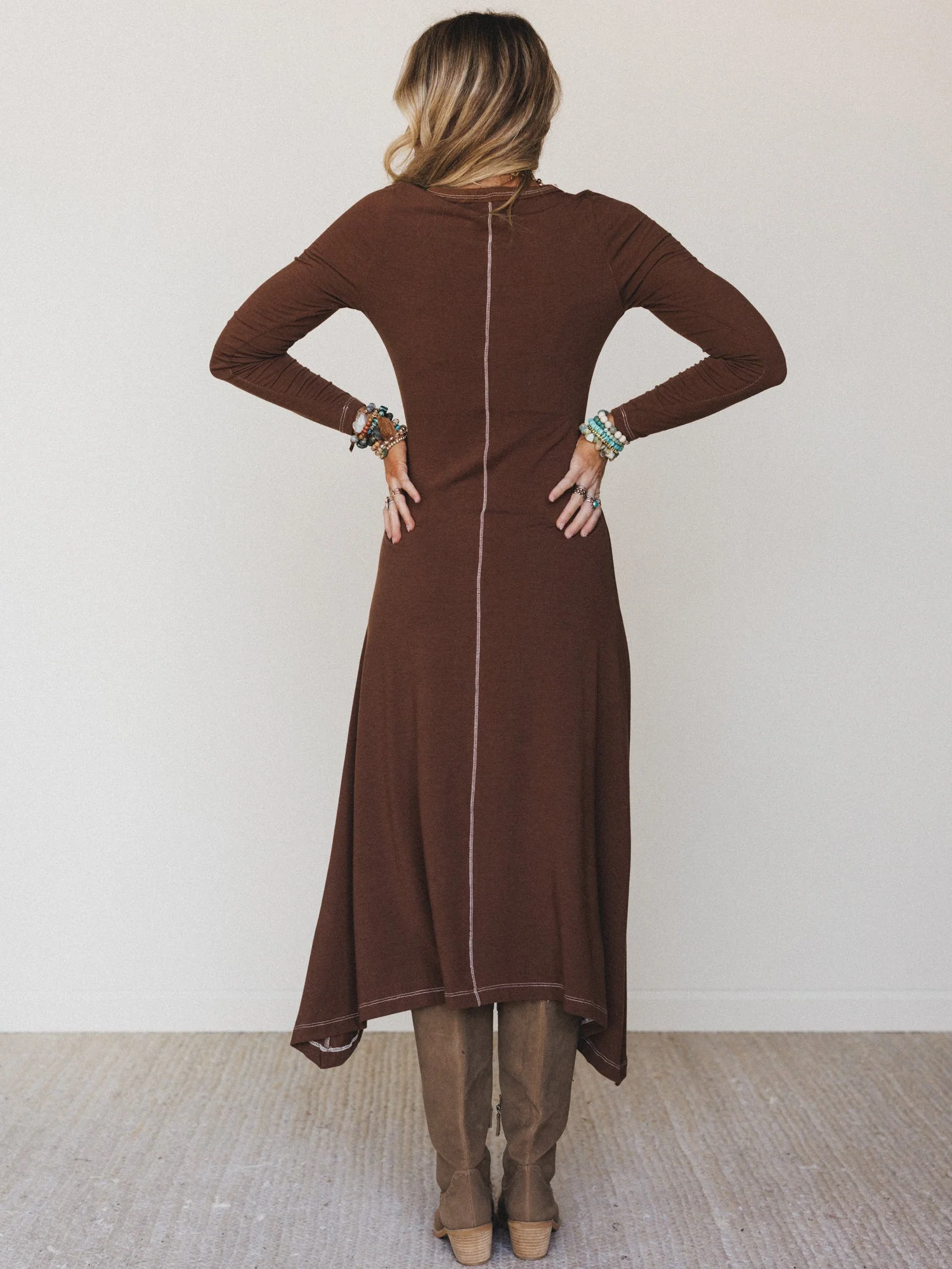 Harlowe Dress - Mocha - Image 5