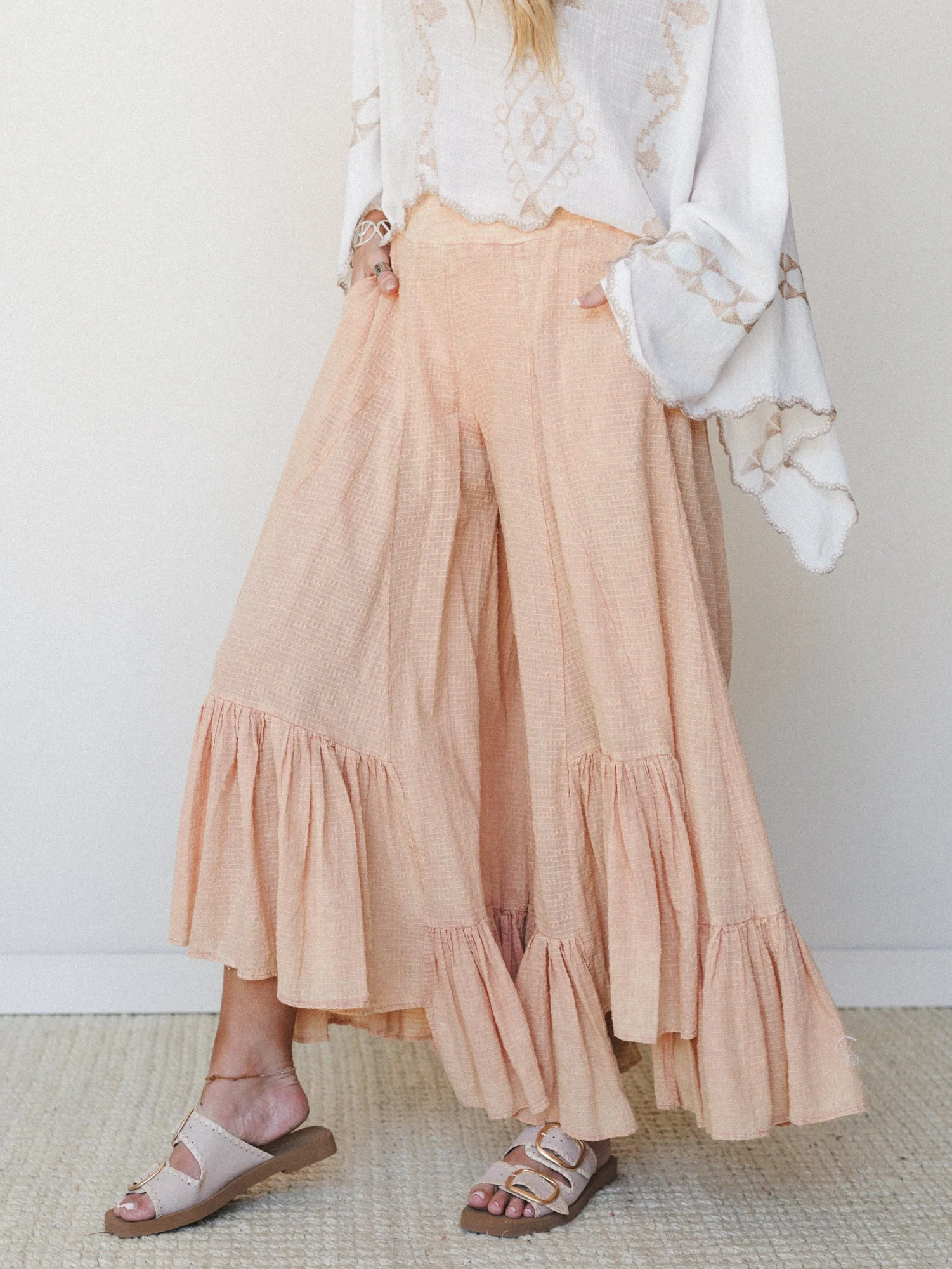 Hearthside Threads Pants - Light Coral - Image 3