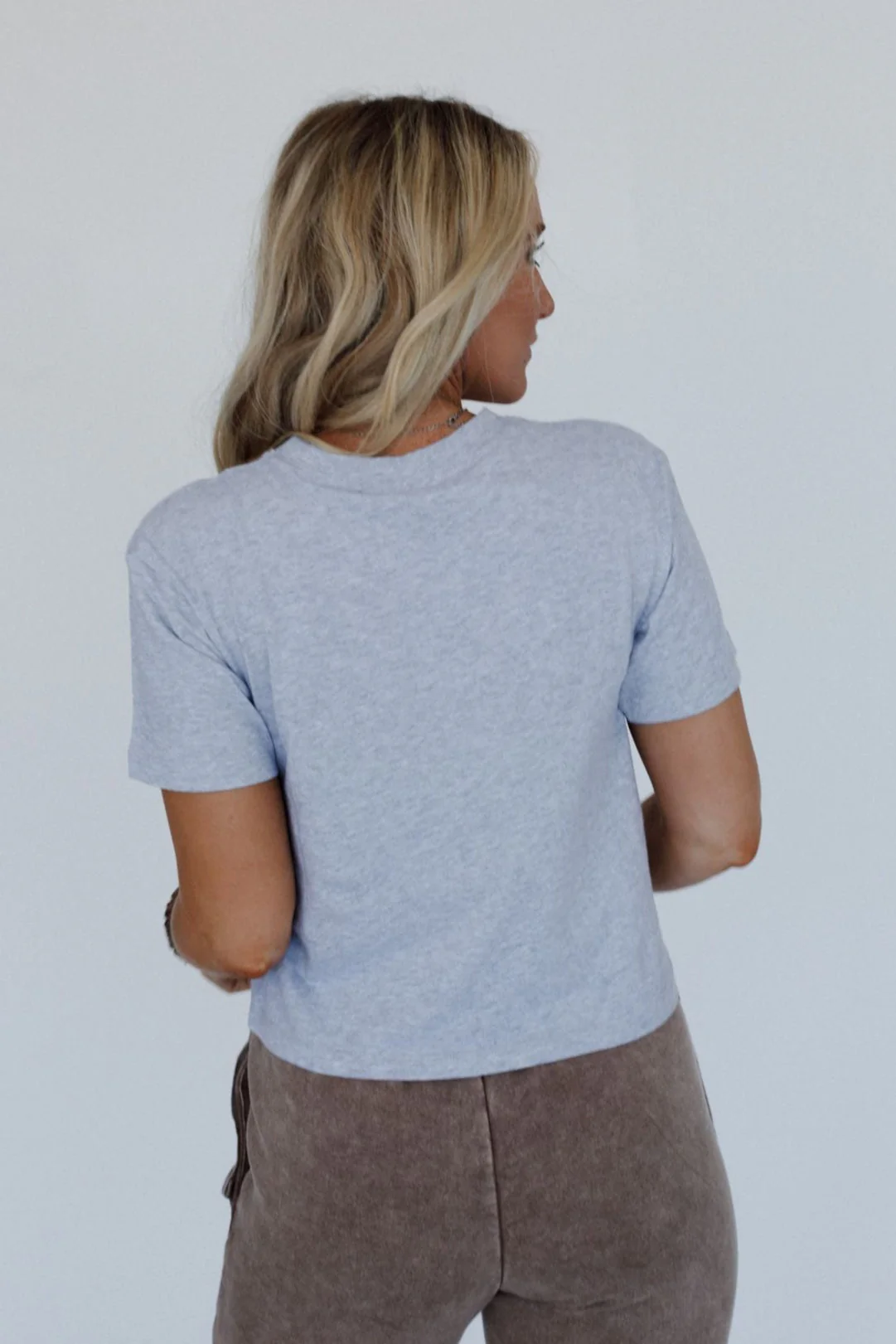 Here Today Basic Tee - Heather Gray - Image 3