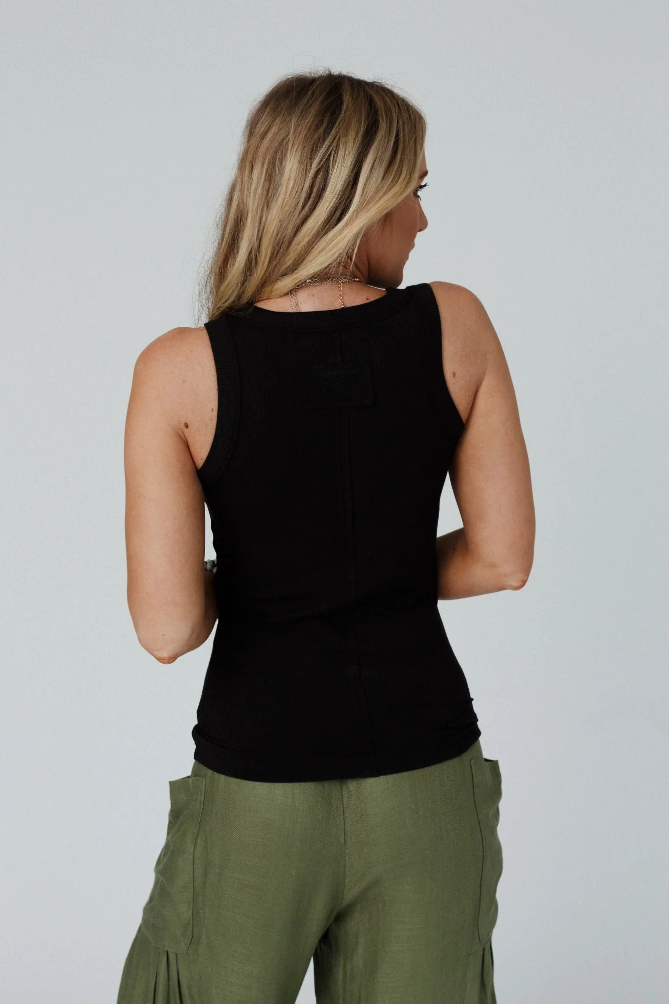 High Above Me Tank Top - Black - Image 5