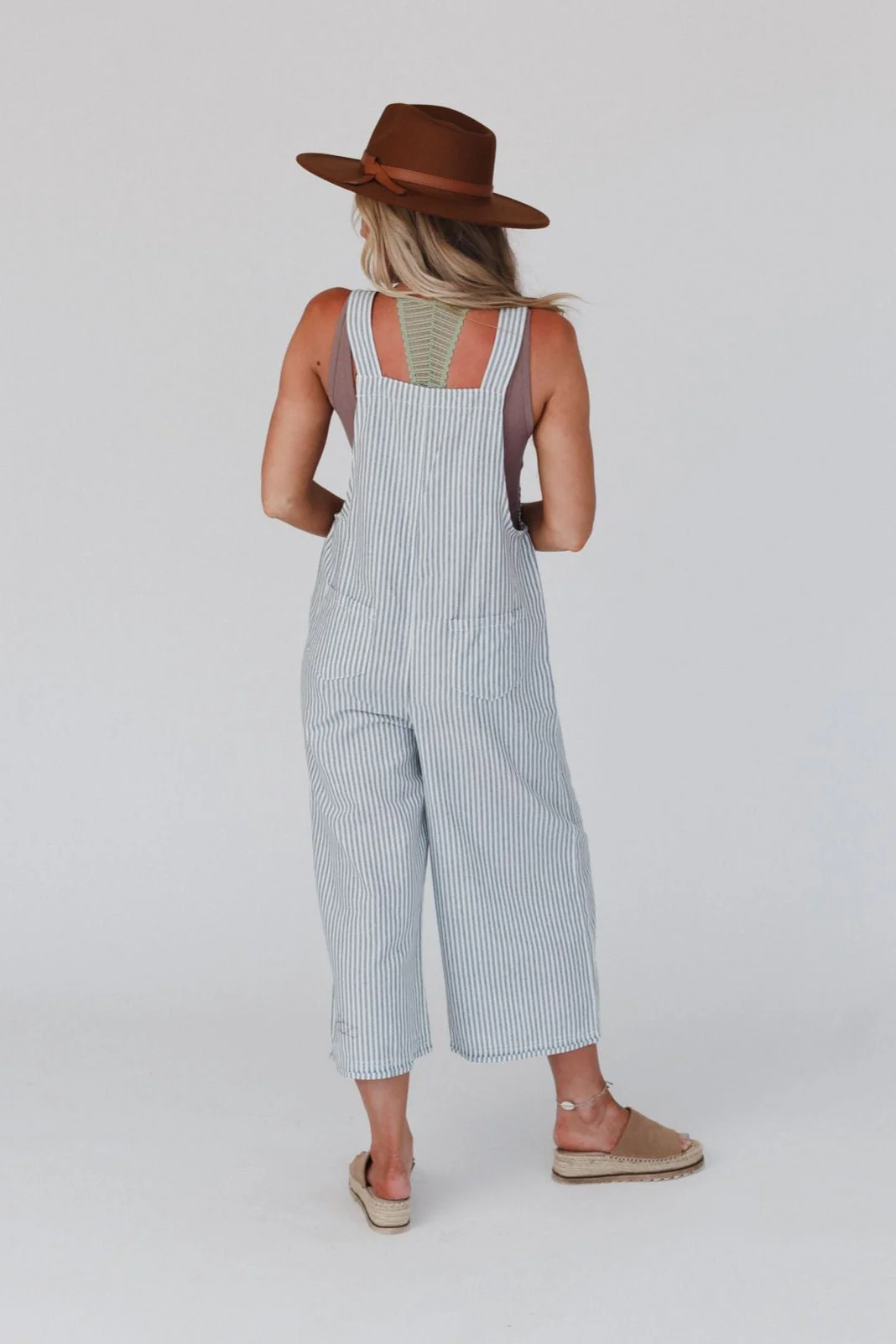 High Hopes Denim Overalls - Denim Stripe - Image 4