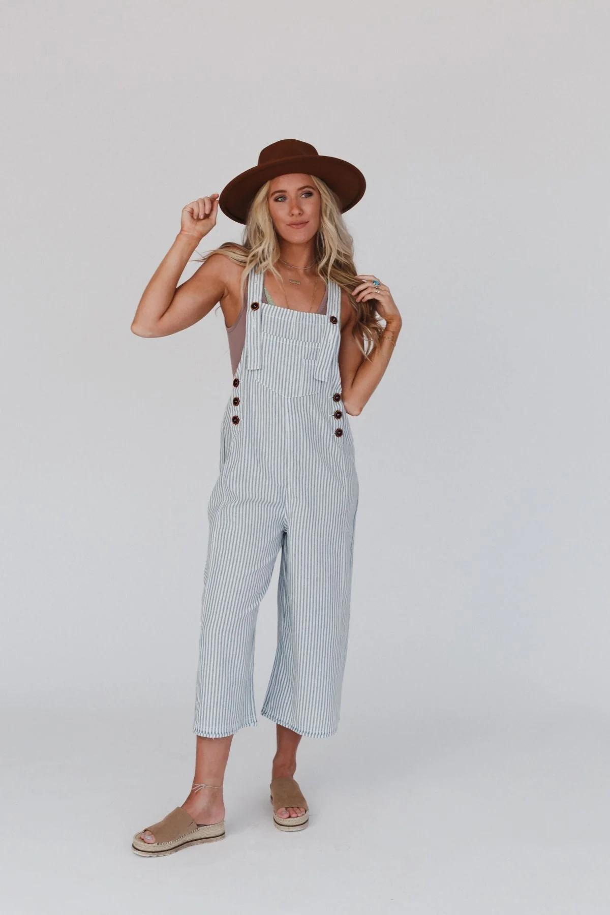 High Hopes Denim Overalls - Denim Stripe - Image 6