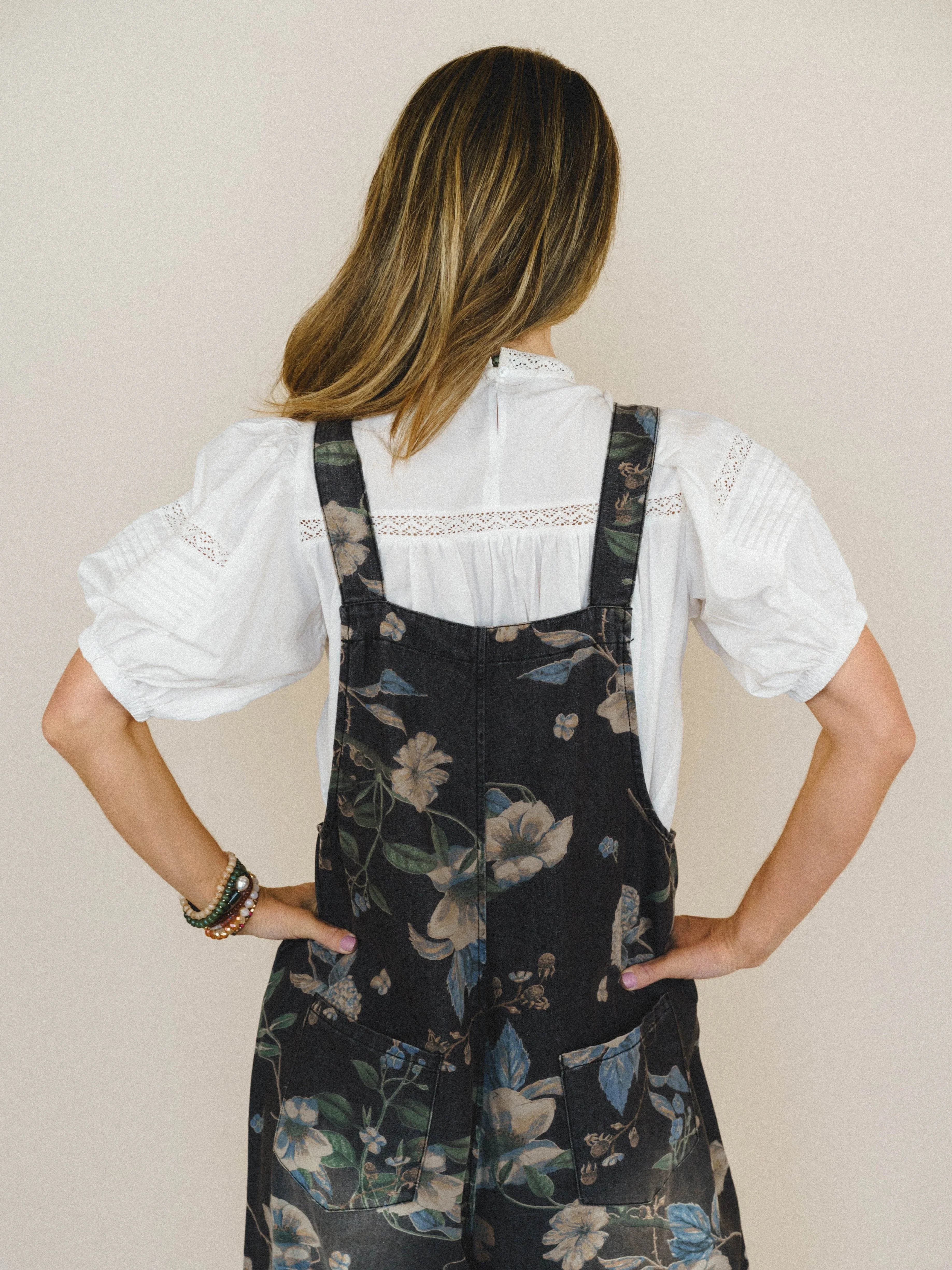 High Hopes Slouchy Denim Overalls - Black Denim - Image 6