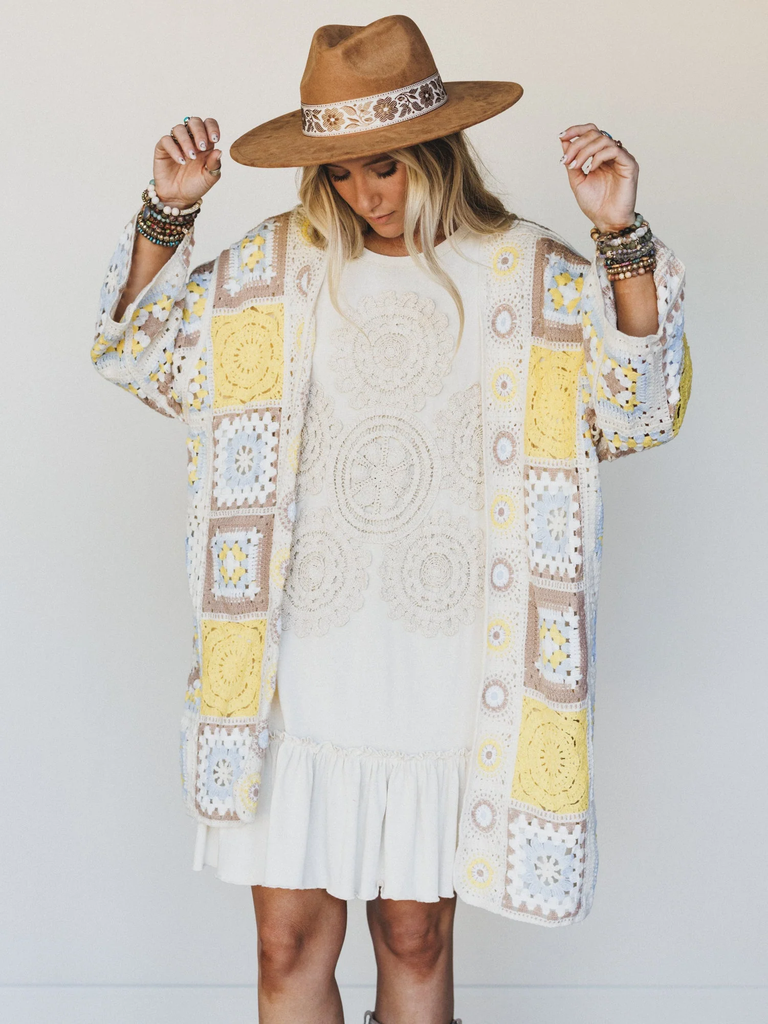 Holiday Journey Cardigan - Yellow Multi - Image 6