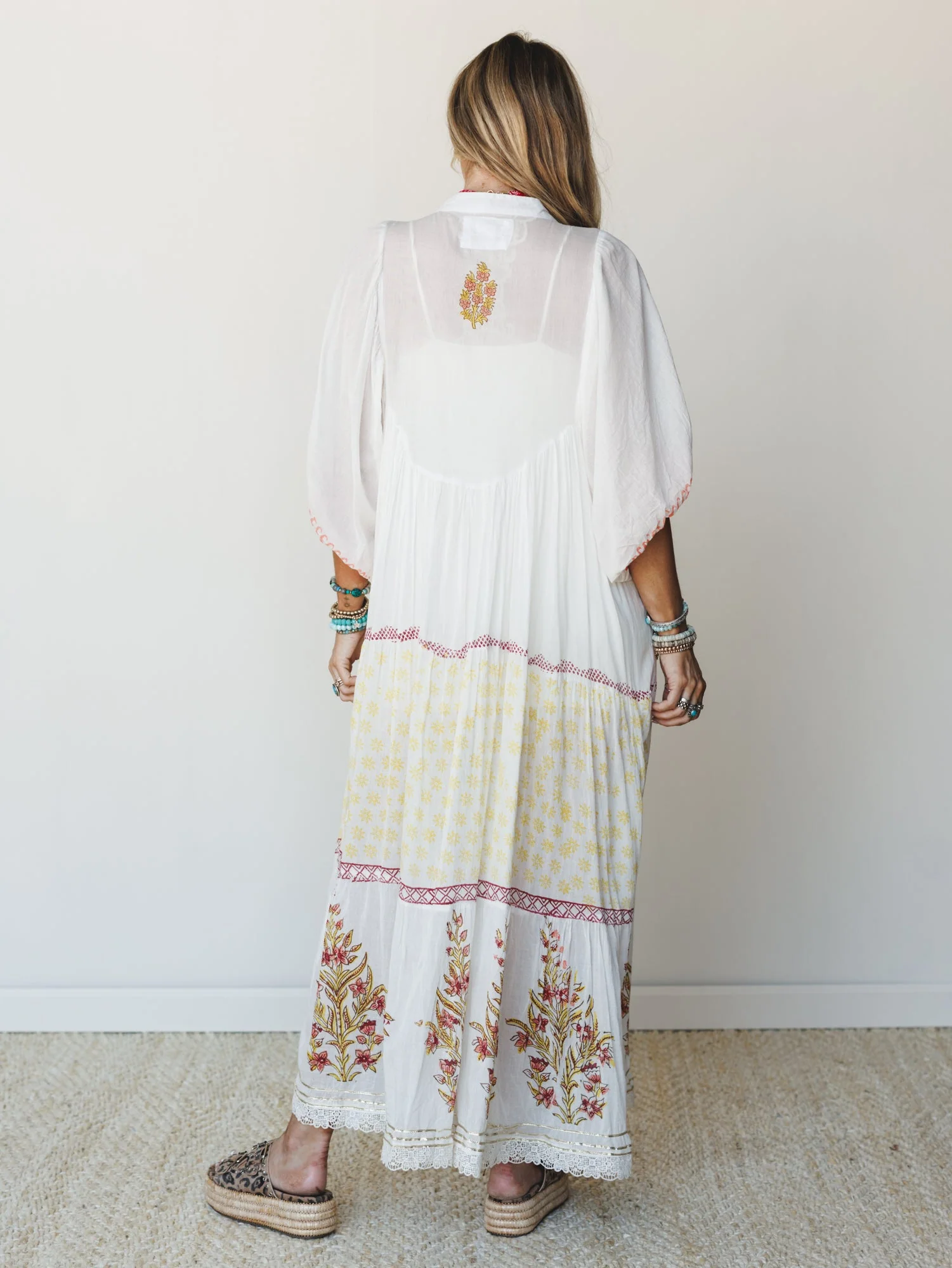 Honey Sun Maxi Dress - Natural Multi - Image 7