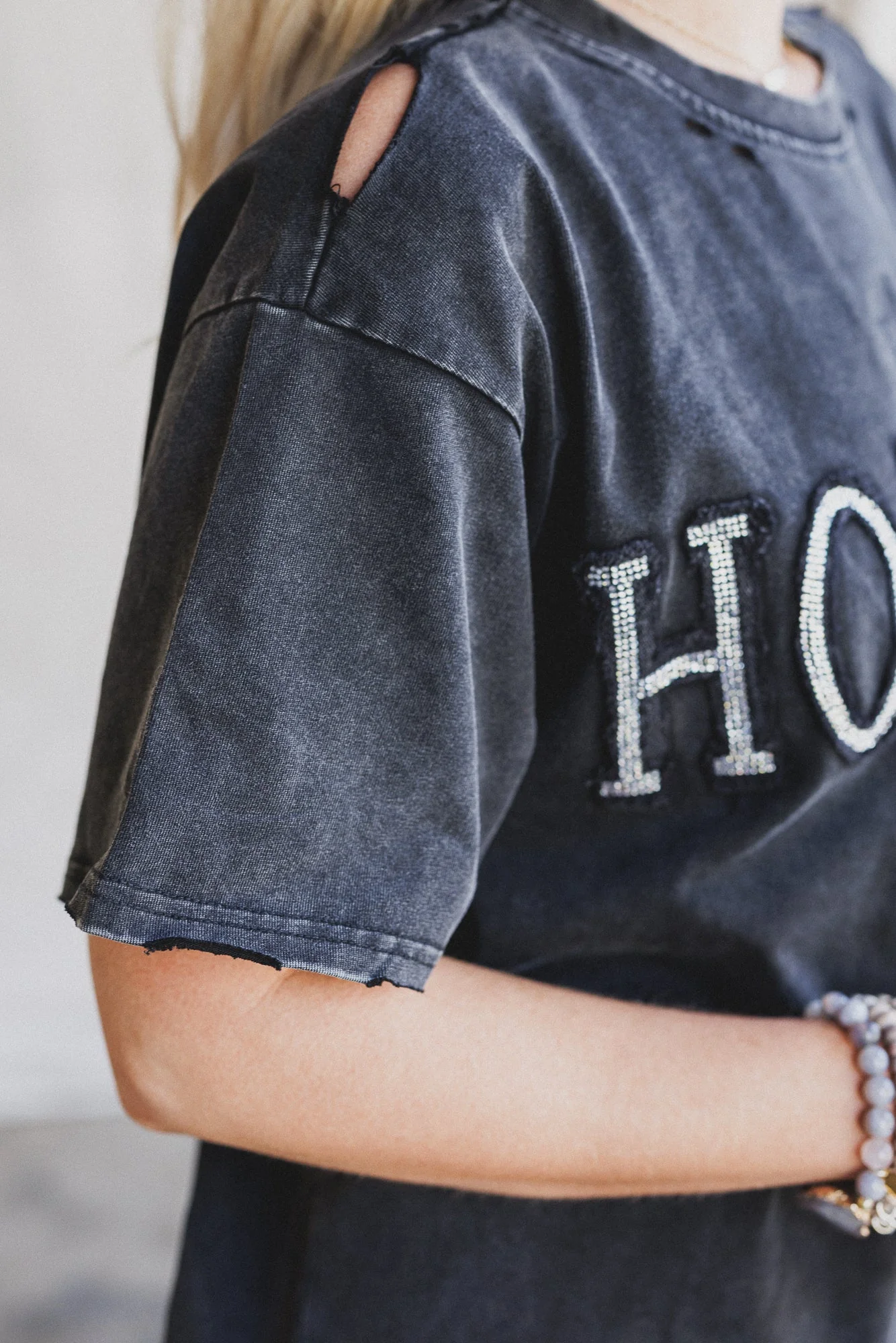 Howdy Vibes Tee Dress - Black - Image 3