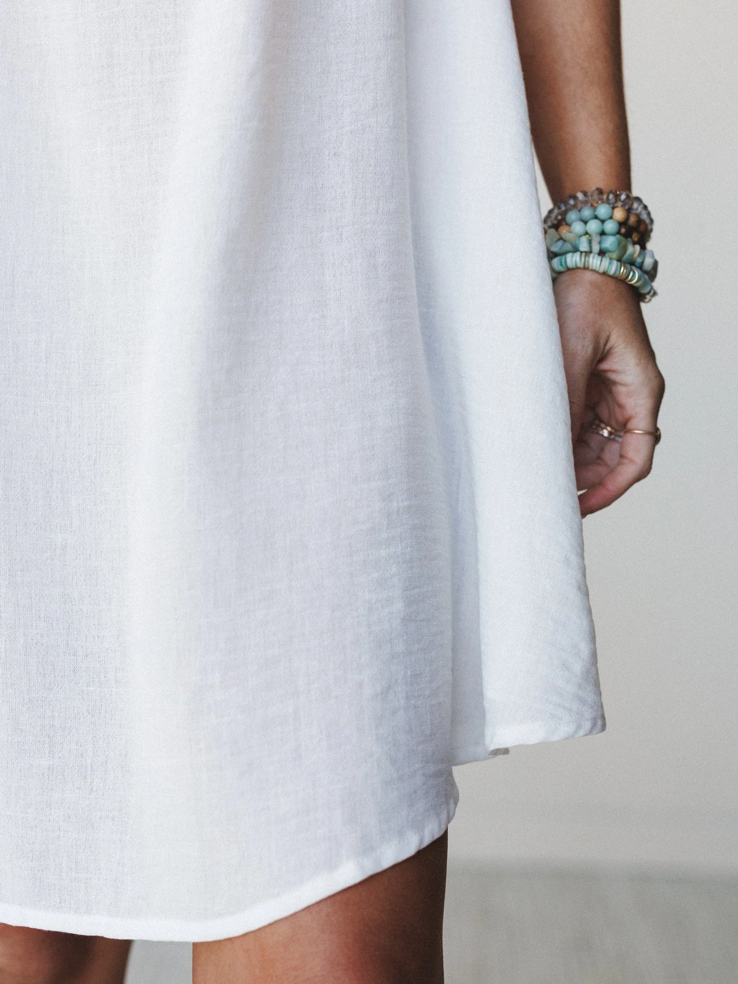 In A Mini Dress - White - Image 3