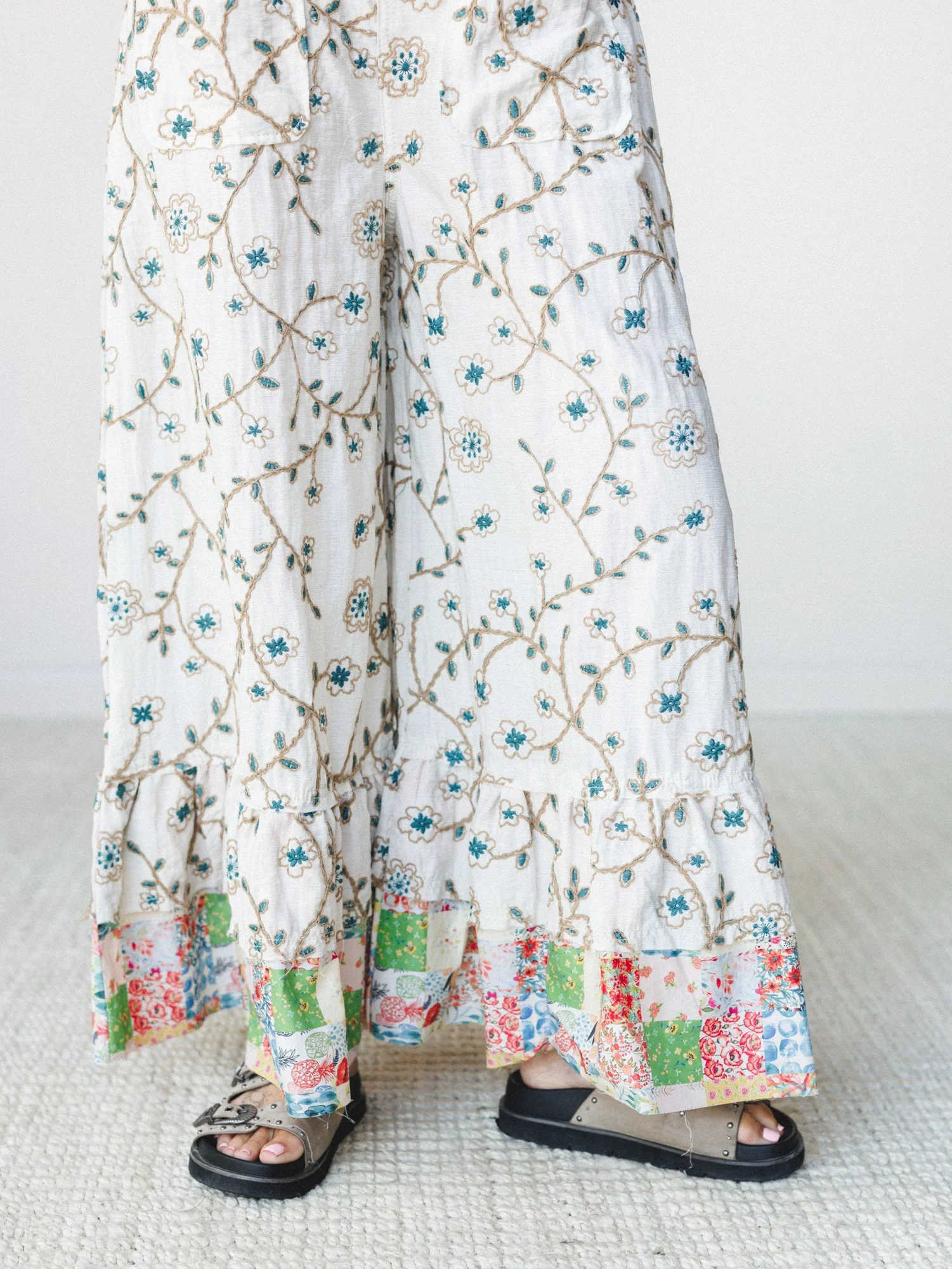 In Love with Lily Jumpsuit - Natural Green Floral - Image 4