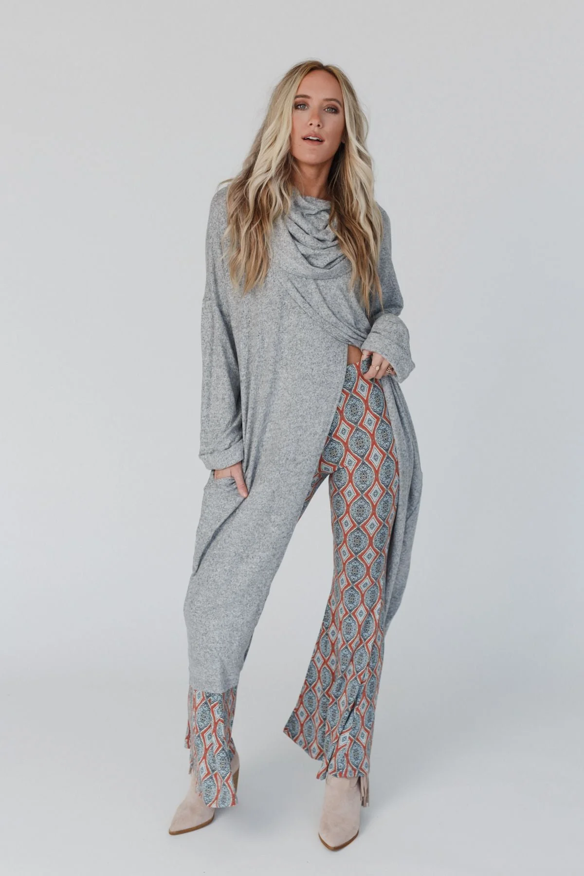 In Your Dreams Maxi Cardigan - Heather Gray - Image 8