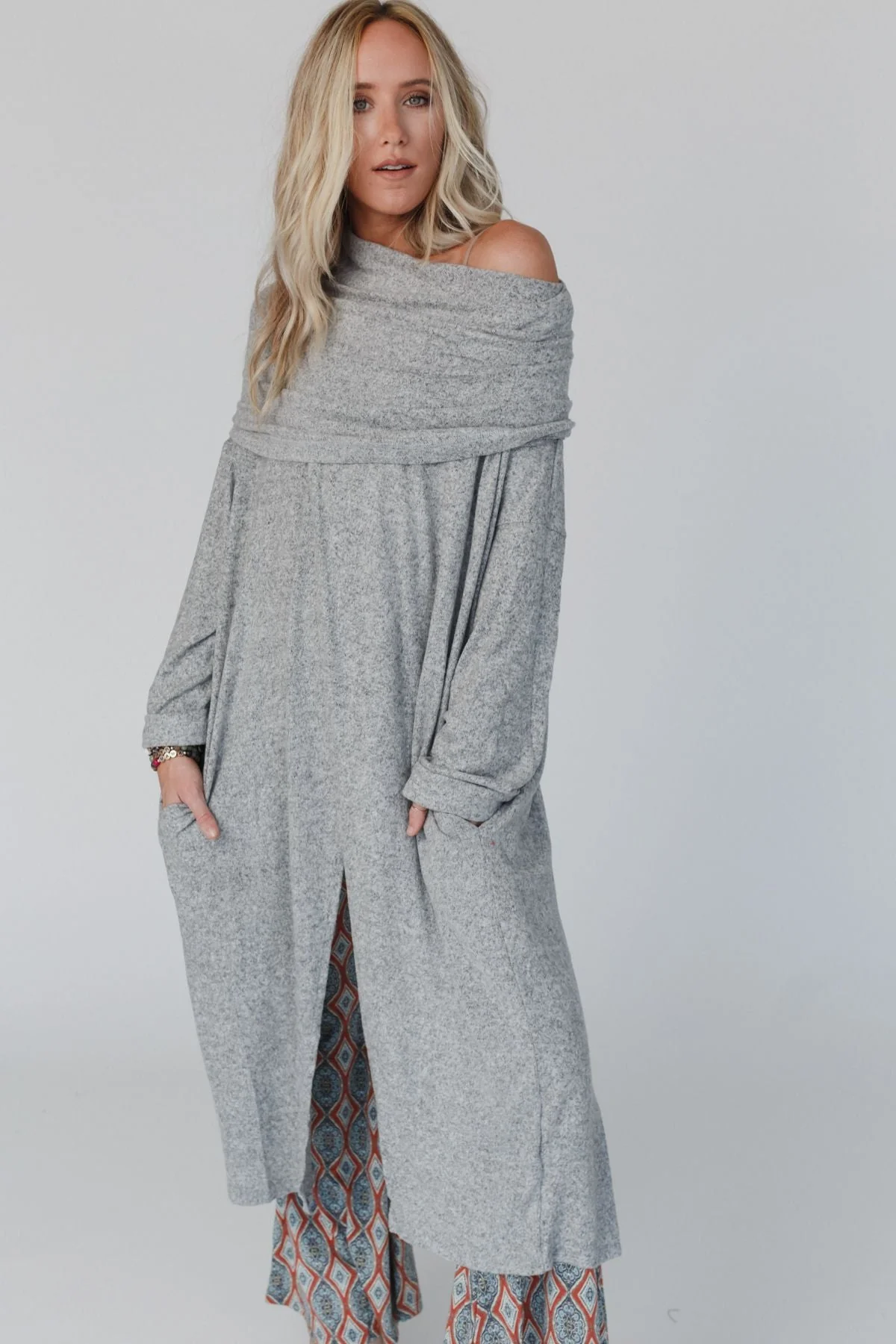In Your Dreams Maxi Cardigan - Heather Gray - Pre Order
