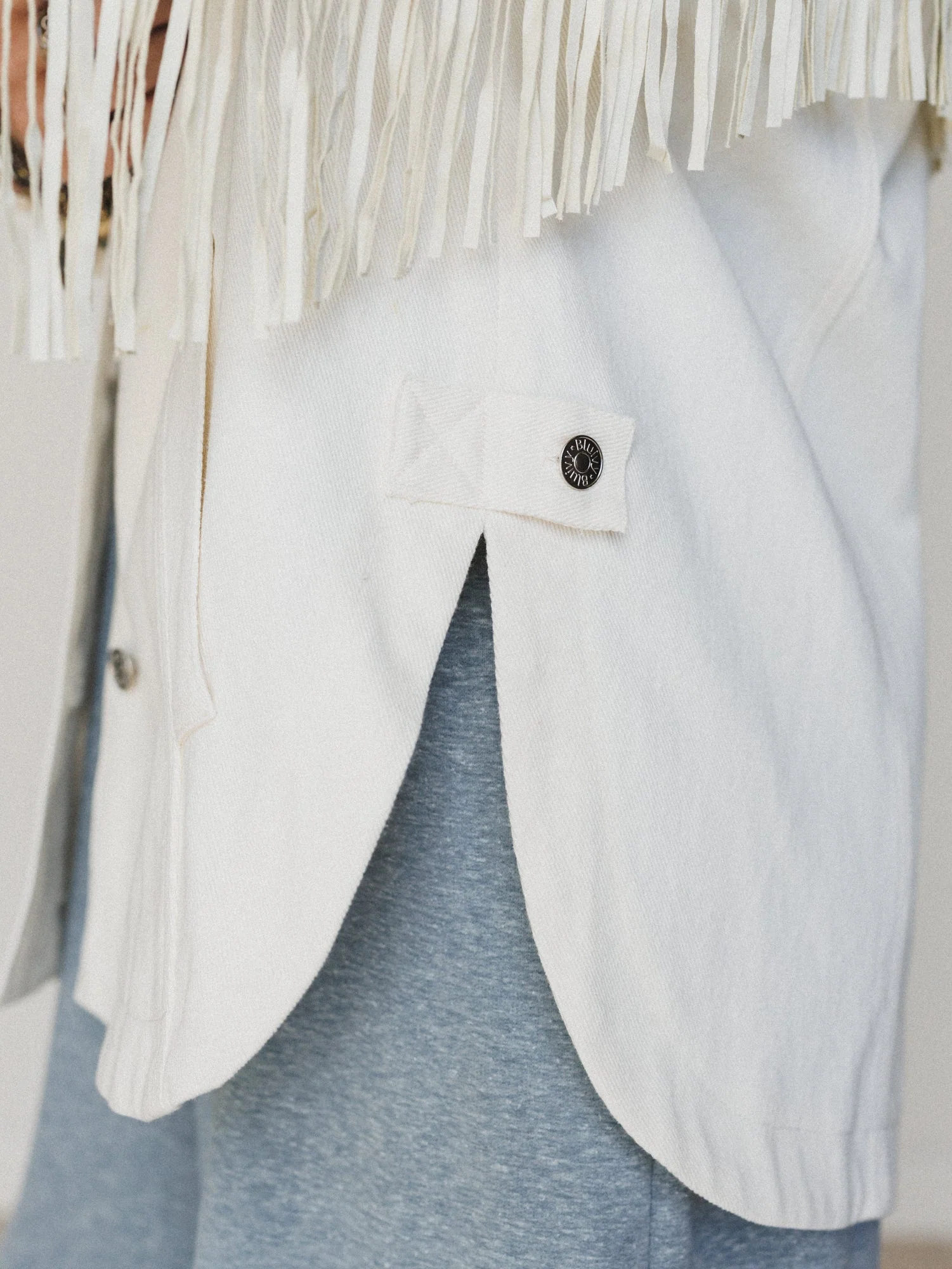 Jackson Hole Button Down Jacket - White - Image 4