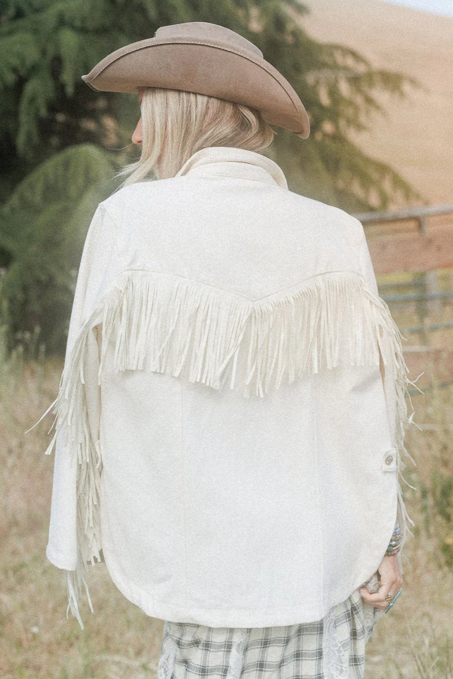 Jackson Hole Button Down Jacket - White - Image 6