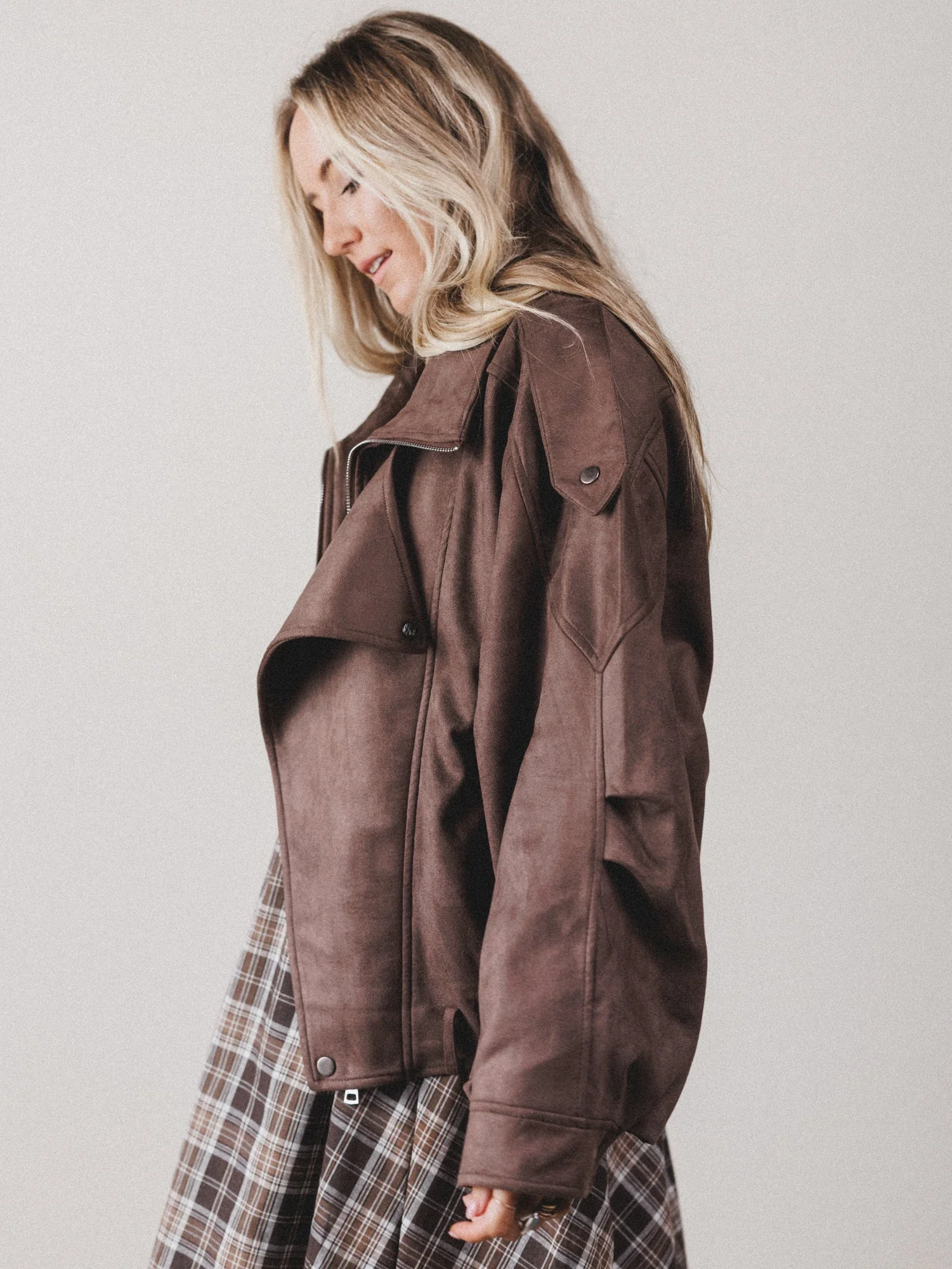 James Moto Jacket - Brown - Image 3