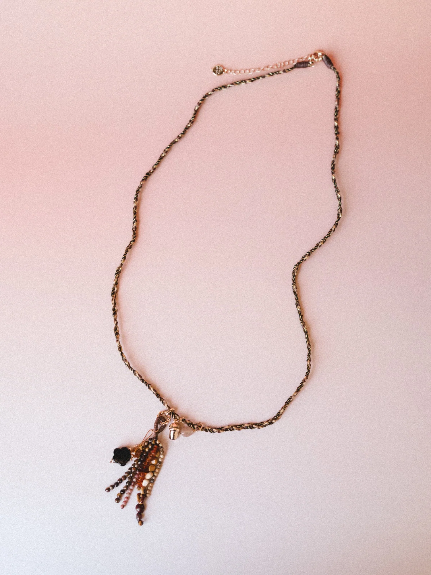 Jellyfish Whimsy Necklace - Brown - Image 2