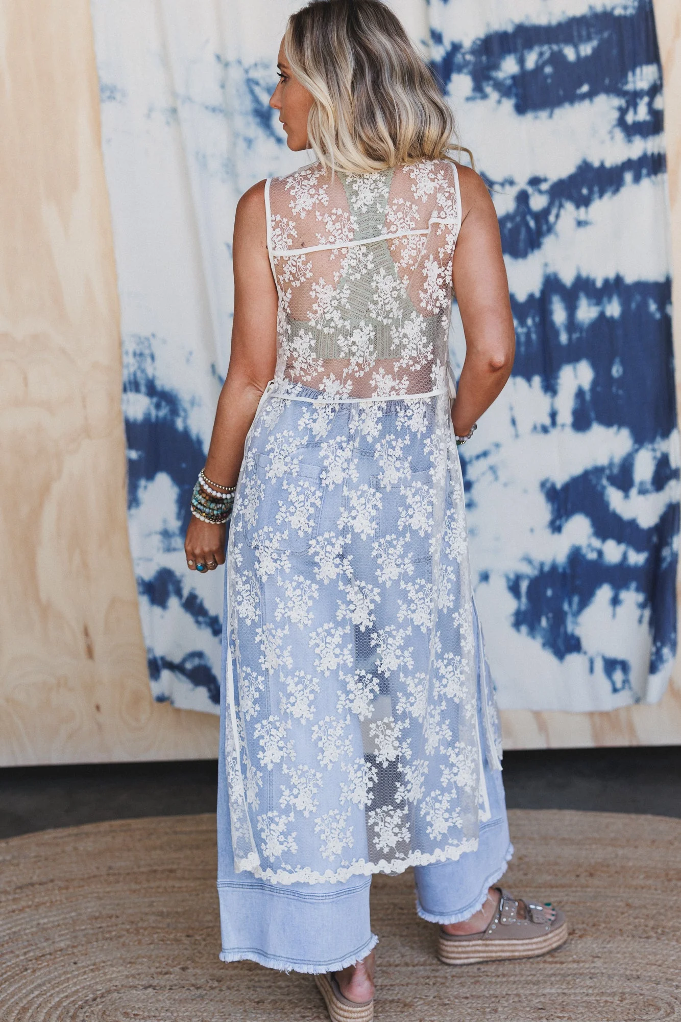 Jenny Lace Duster - Ecru - Image 7