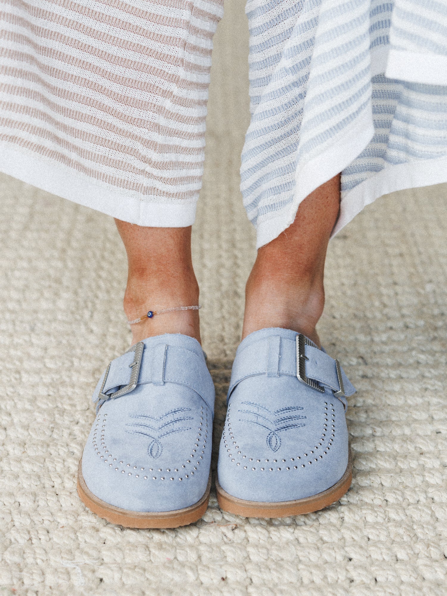 Josephine Mule - Blue - Image 3