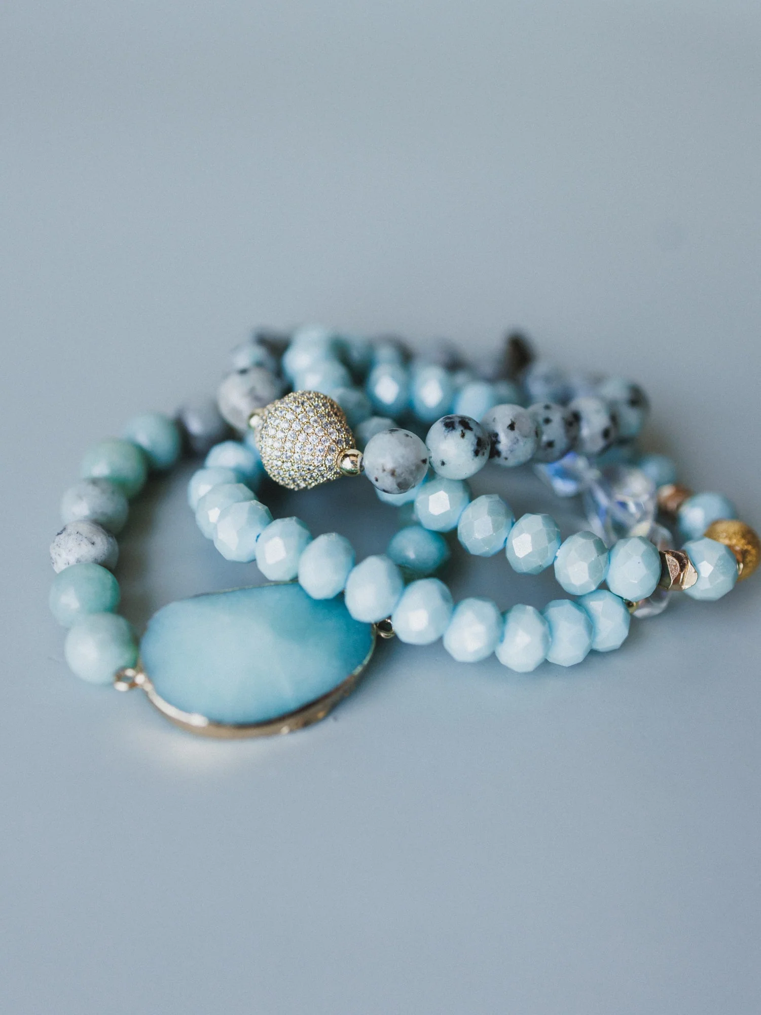 Julia Bracelet Set - Amazonite - Image 3