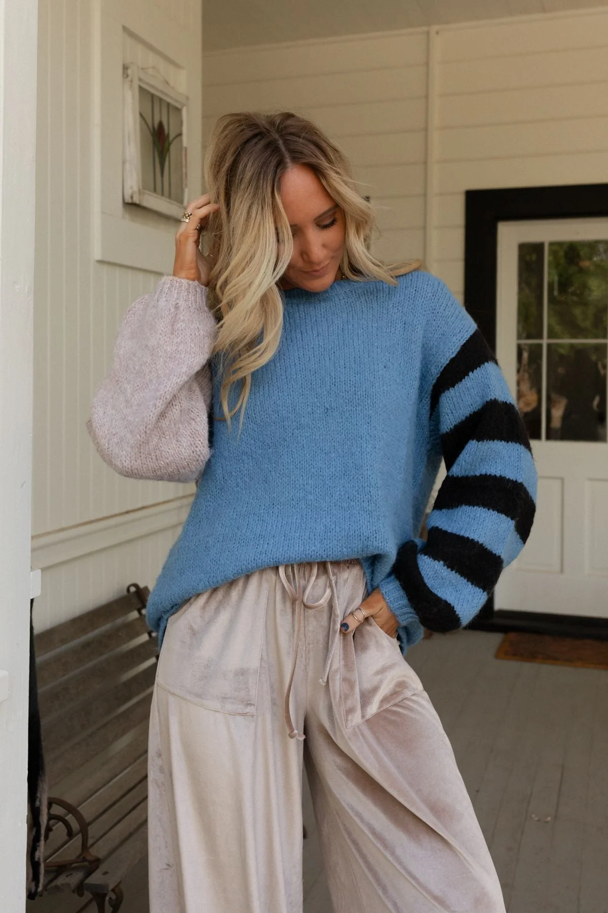 Kayden Sweater - Blue - Image 9