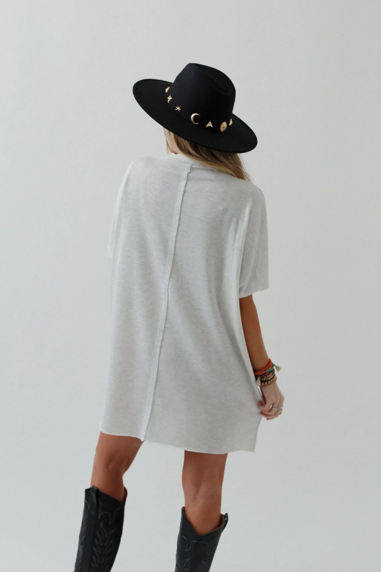 The Nest Laid Back Luxe Dress - Light Heather Gray - Image 9