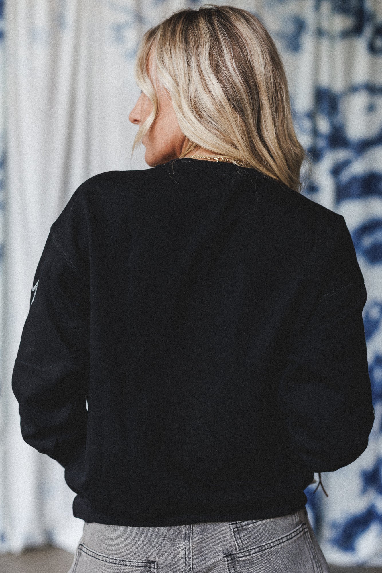 Lasso Western Stitch Pullover - Black - Image 4