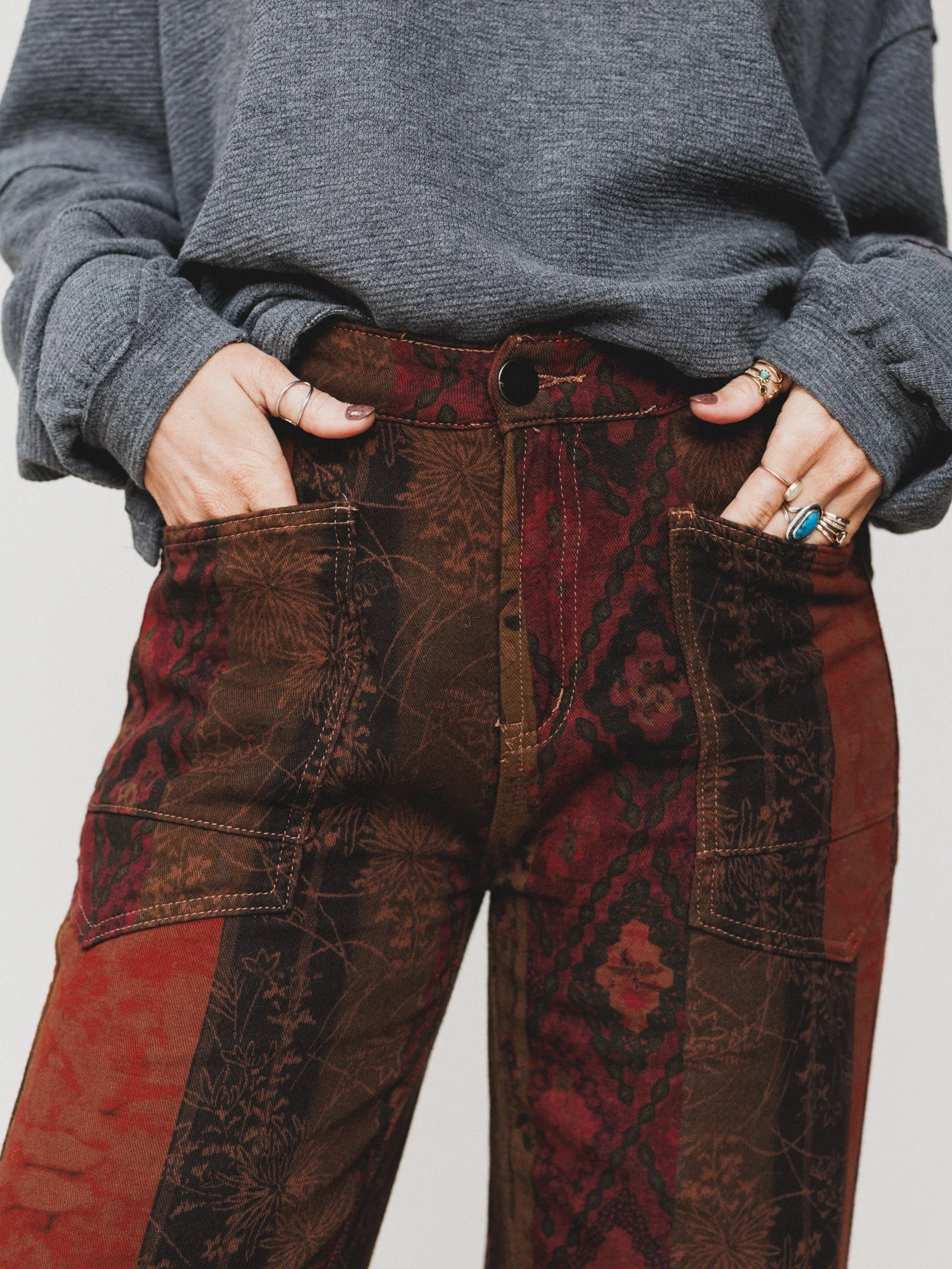 Lazy Daze Pants - Rust - Image 4