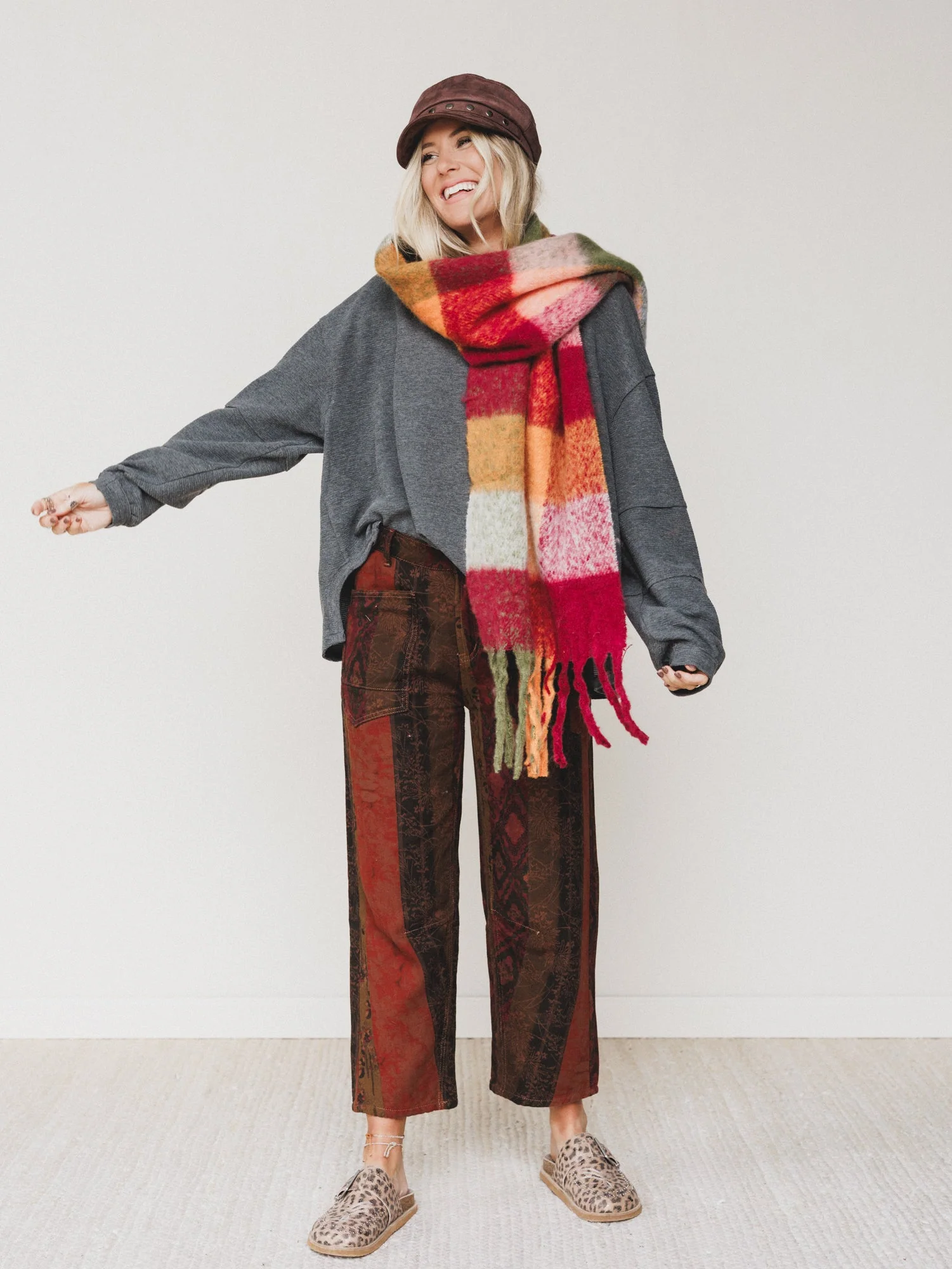 Lazy Daze Pants - Rust - Image 5