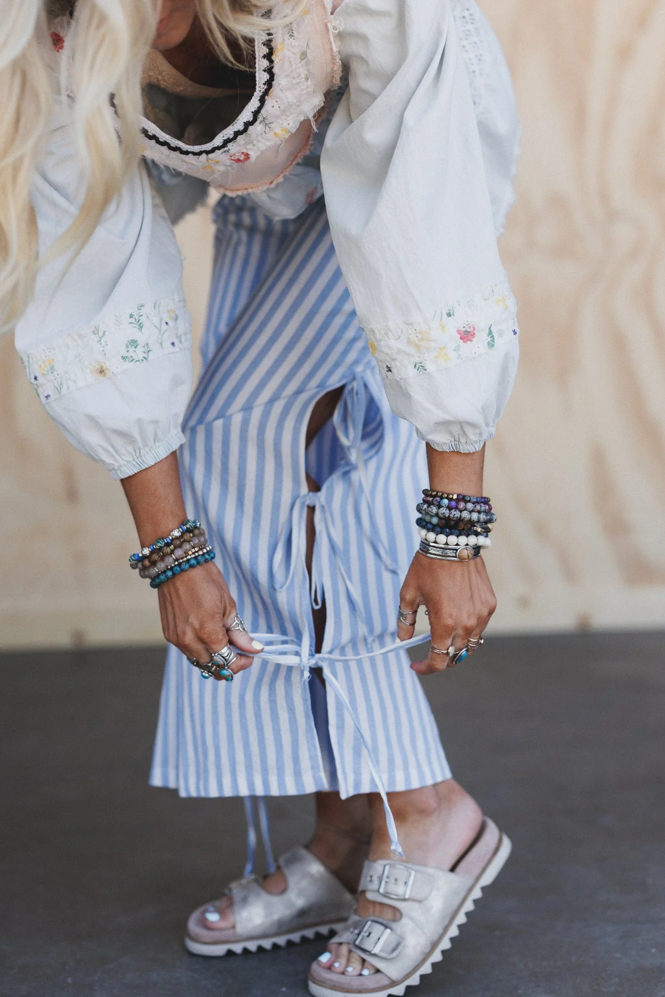 Lighthouse Striped Pants - Blue Multi - Image 5
