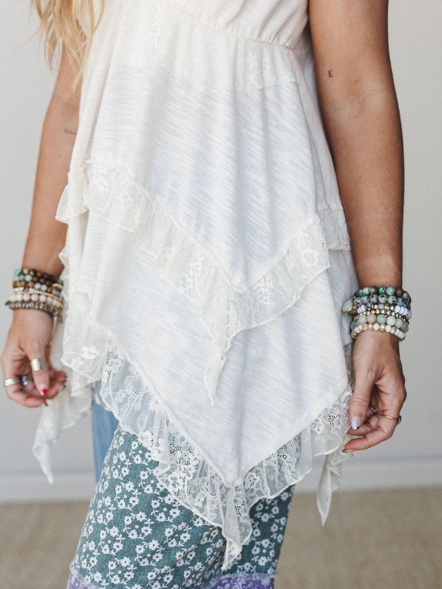 Love Struck Lace Cami - Natural - Image 3
