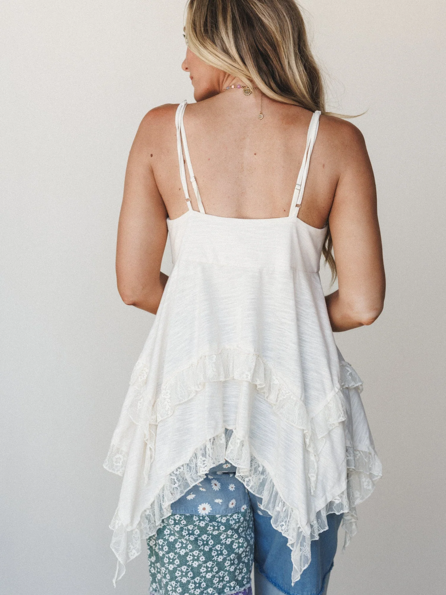 Love Struck Lace Cami - Natural - Image 5
