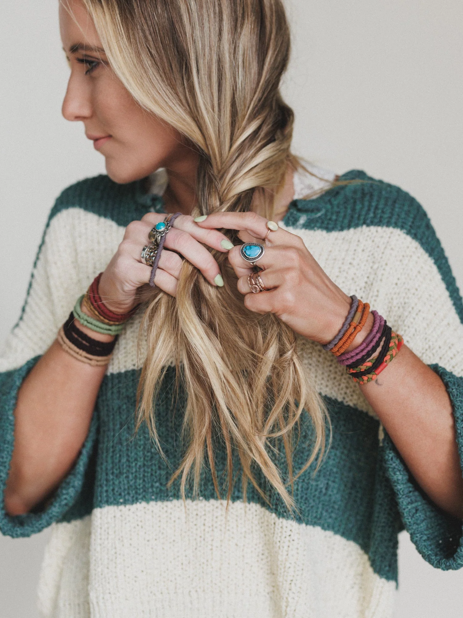 Luxe Loop Hair Tie Set - Multi - Image 3