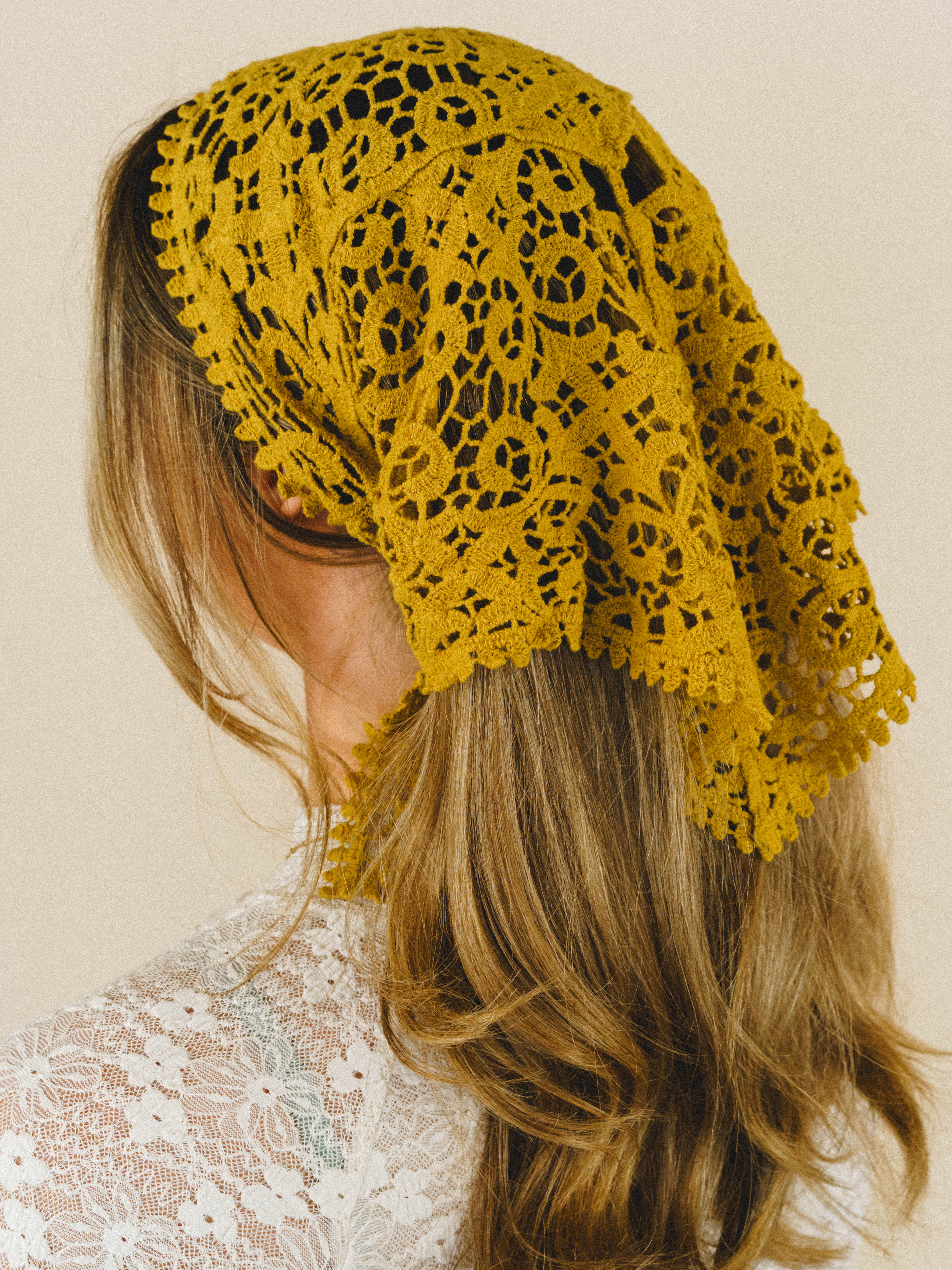 Made for Maidens Hair Bandana - Mustard - Image 2